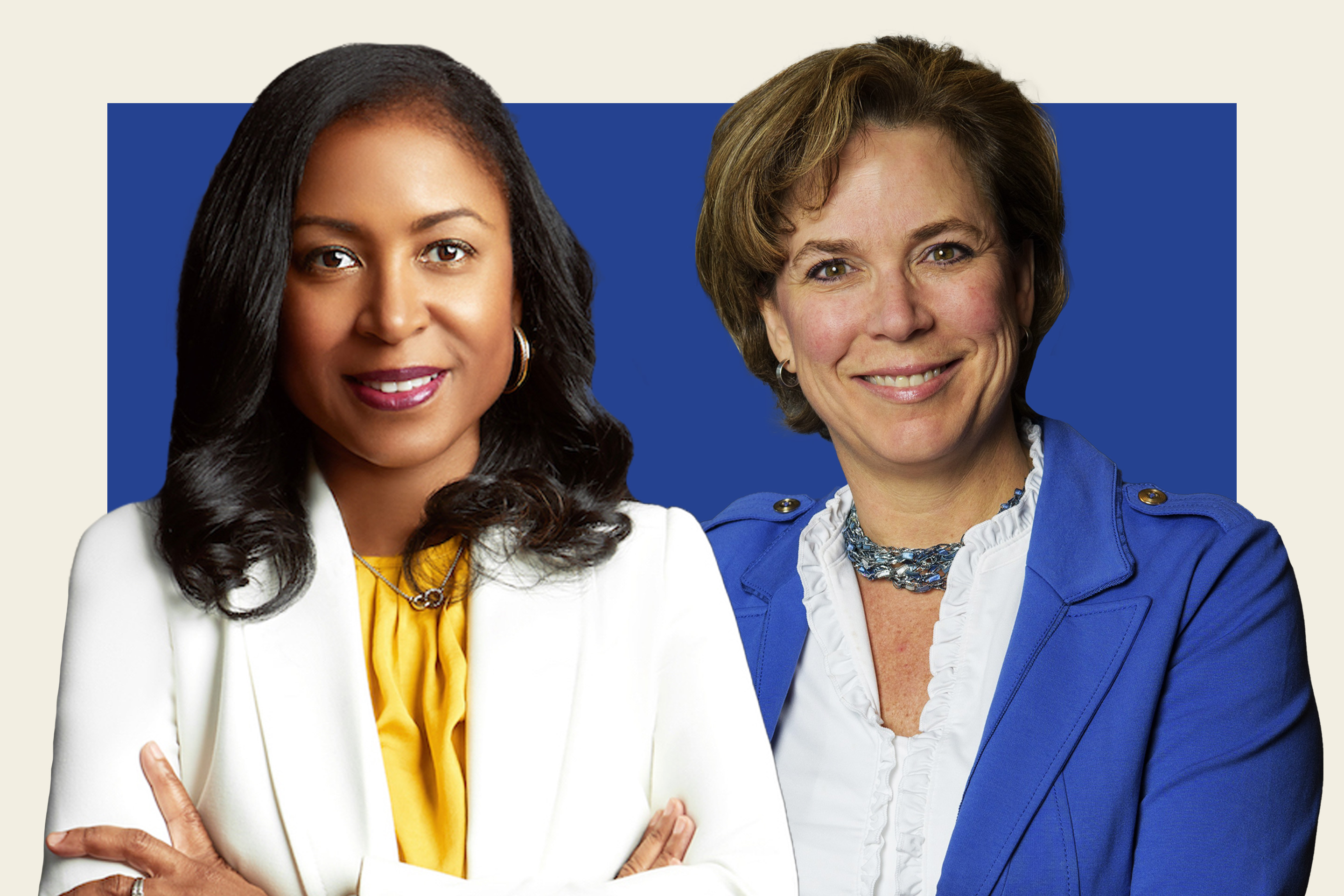Left to right: Michelle Jordan, AT&T's chief diversity officer, and Juli Galloway, AT&T's vice president of global benefits.