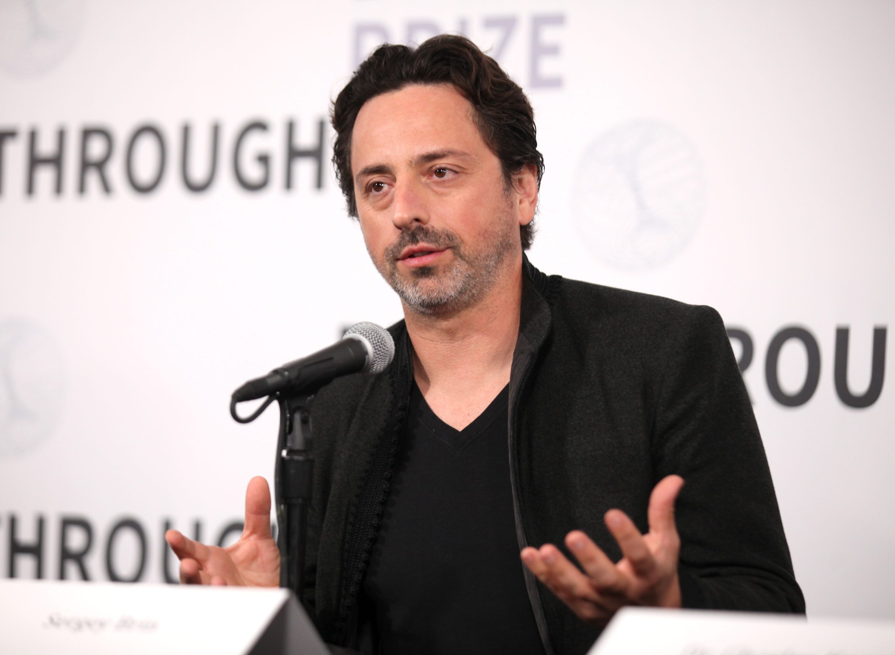 Sergey Brin attends the 2019 Breakthrough Prize at NASA Ames Research Center on Nov. 4, 2018 in Mountain View, Calif.