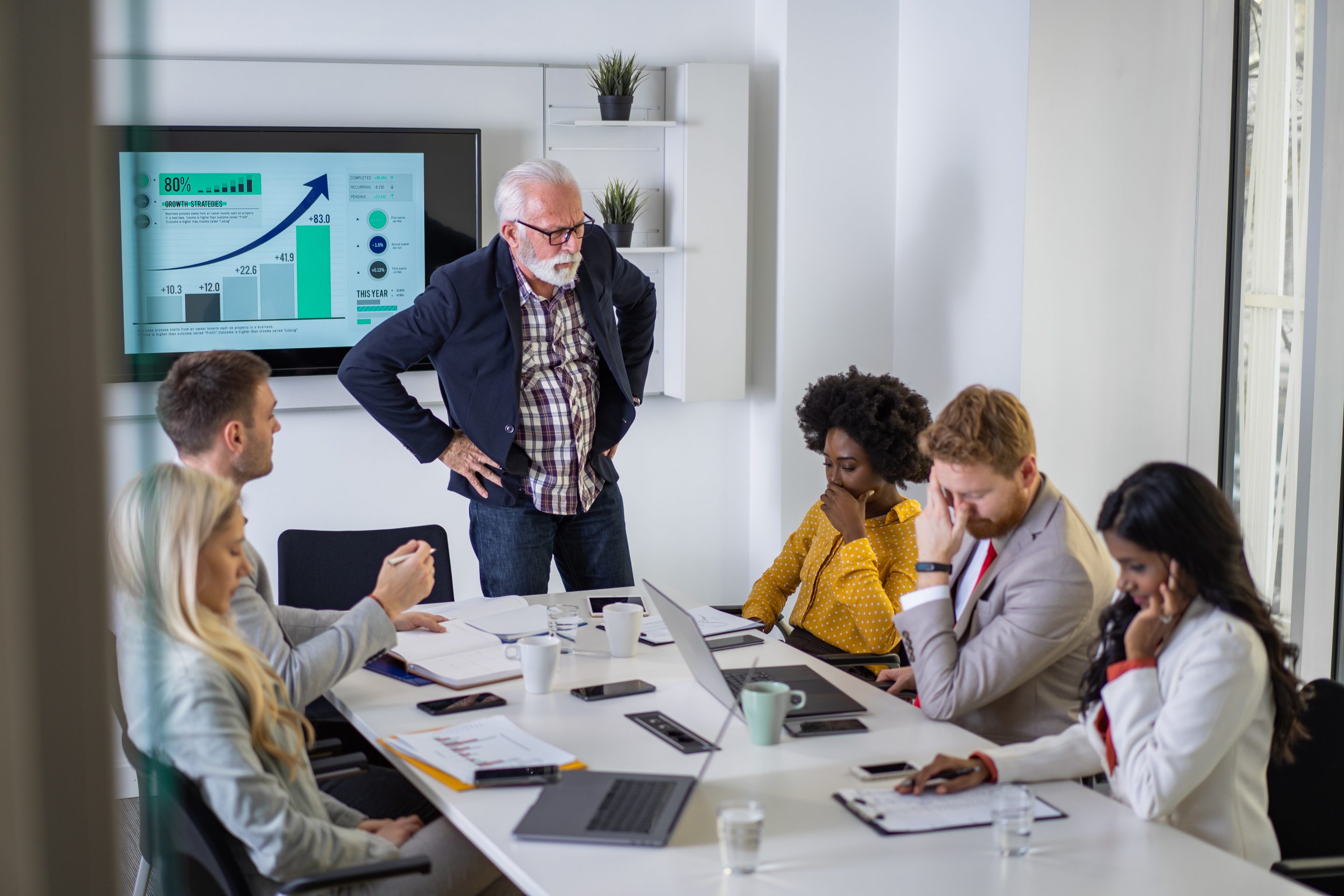 Younger generations working with older bosses can actually decrease productivity levels.