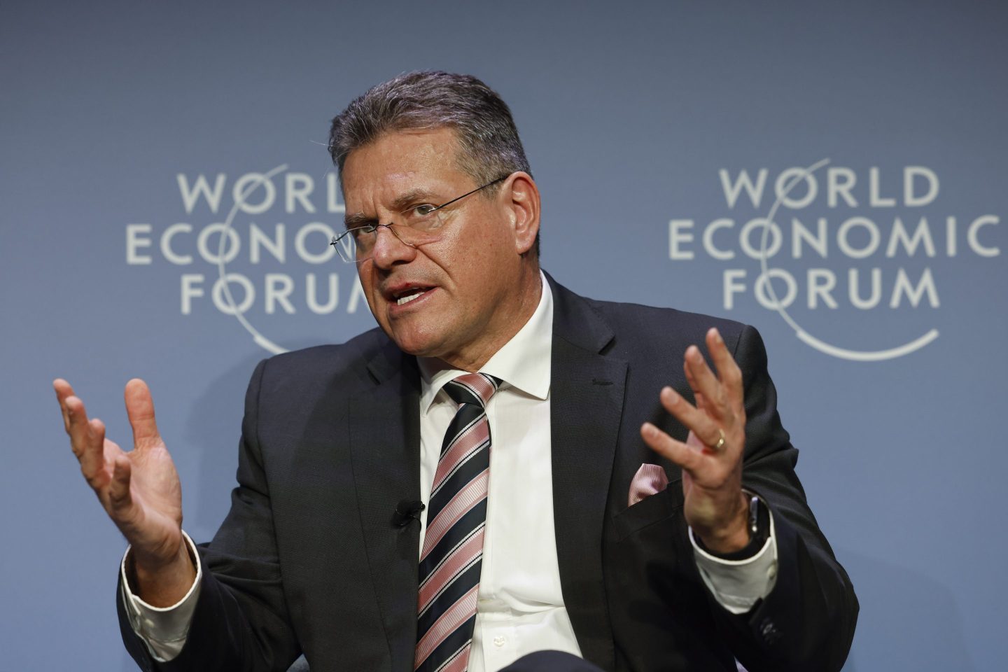 Maros Sefcovic, vice president of the European Commission