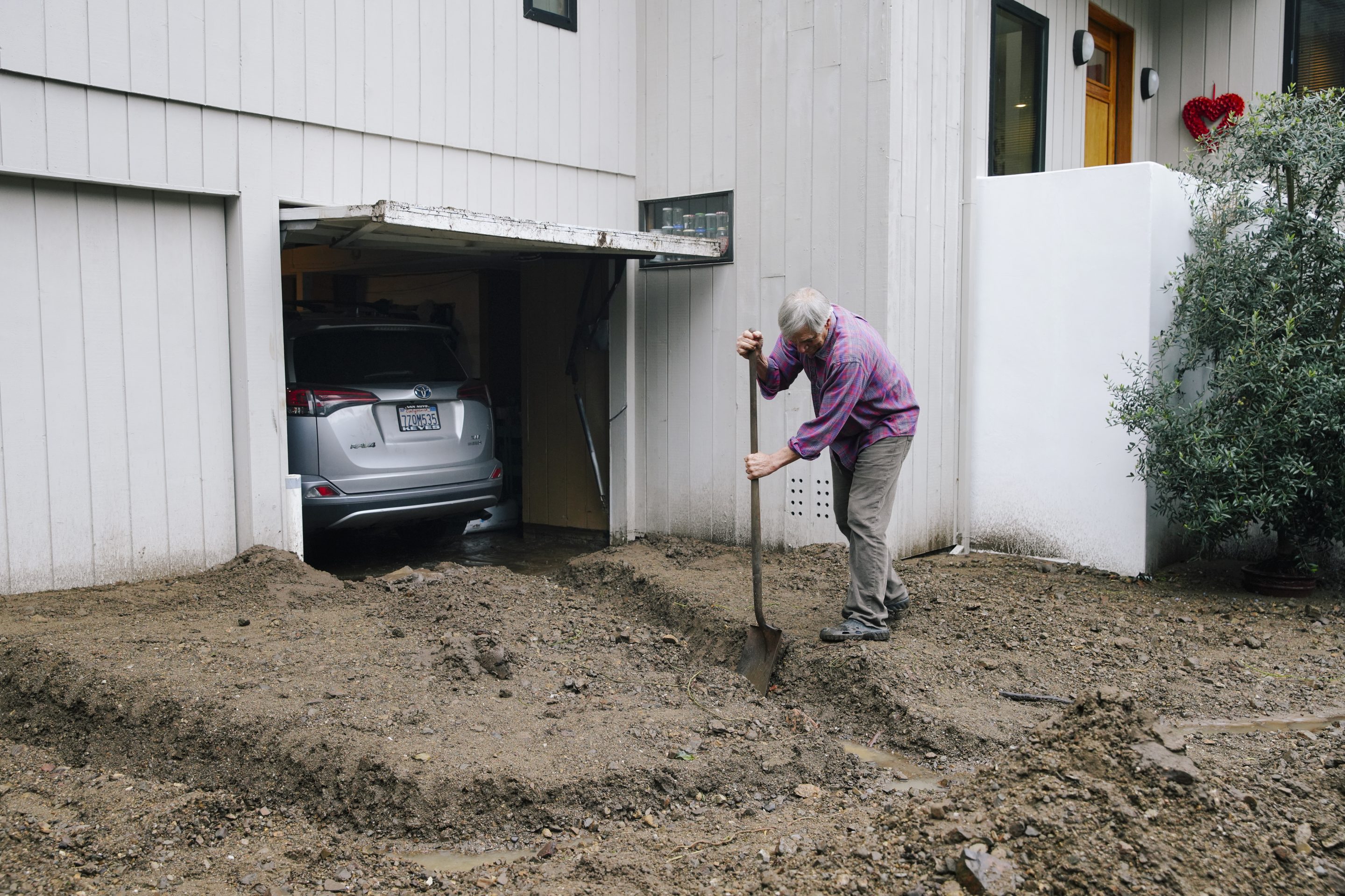 Atmospheric river storms caused flooding and mudslides in Los Angeles and other areas of California.