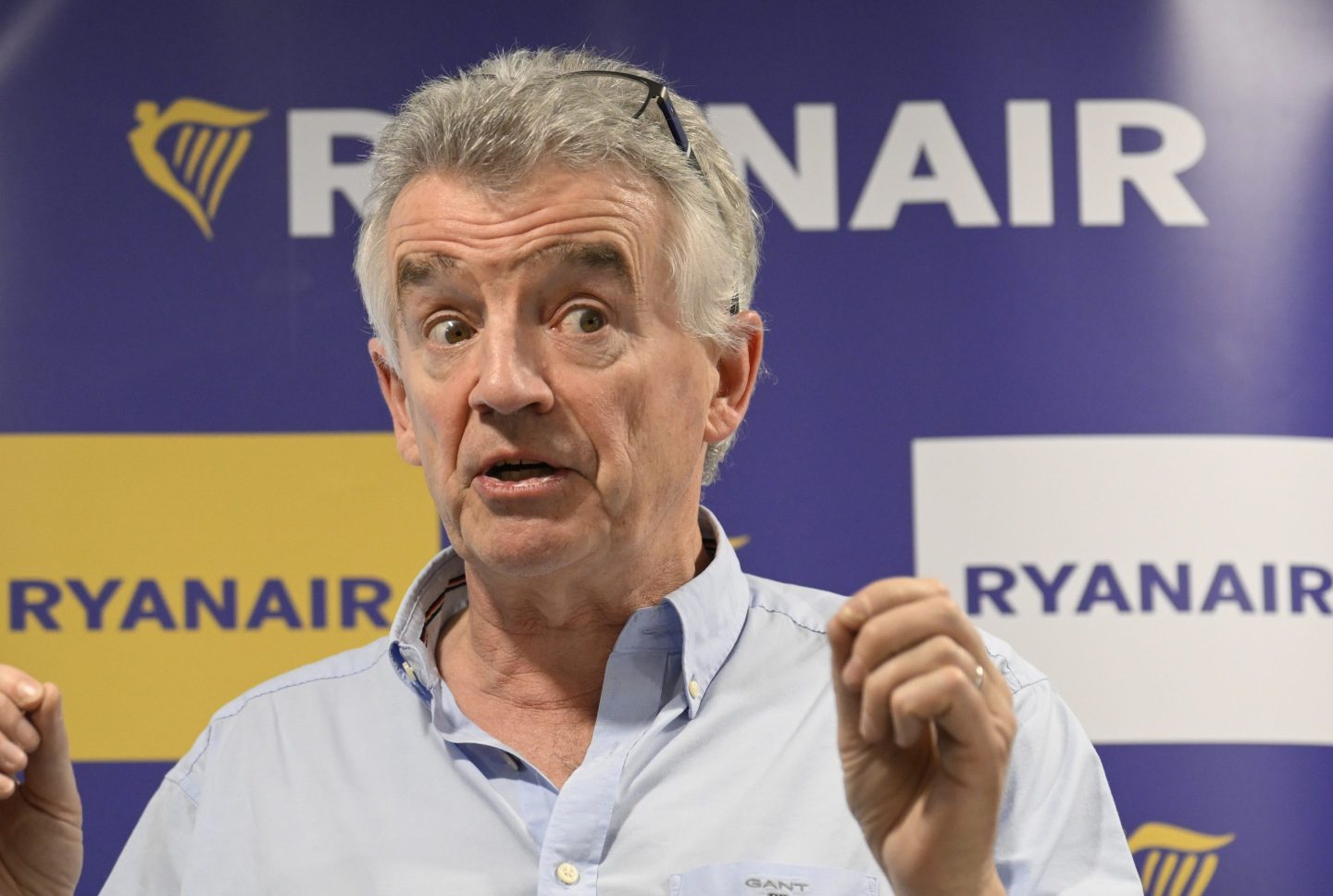a picture of Ryanair CEO Michael O'Leary
