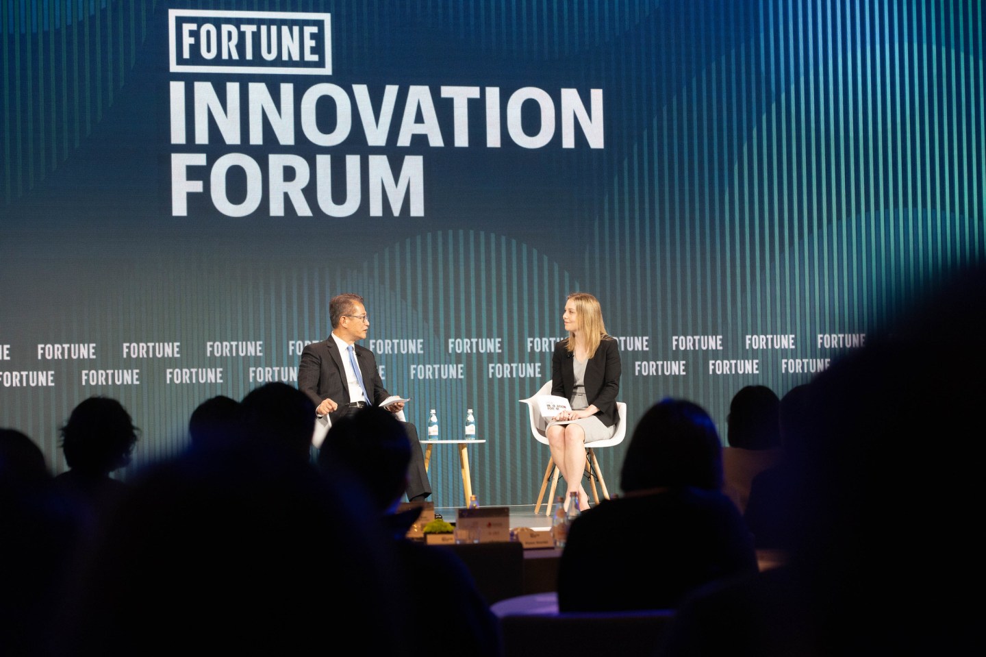 Hong Kong Financial Secretary Paul Chan speaks with Fortune’s editor-in-chief, Alyson Shontell
