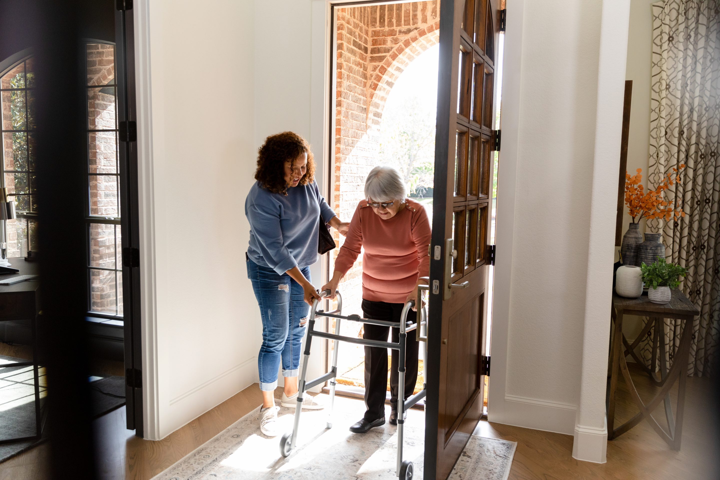 Older women take on the brunt of paid and unpaid eldercare.