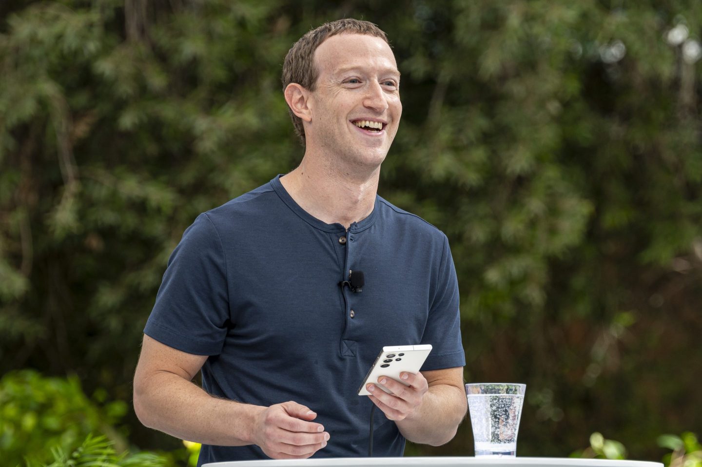 Mark Zuckerberg, chief executive officer of Meta Platforms Inc., during the Meta Connect event in Menlo Park, California