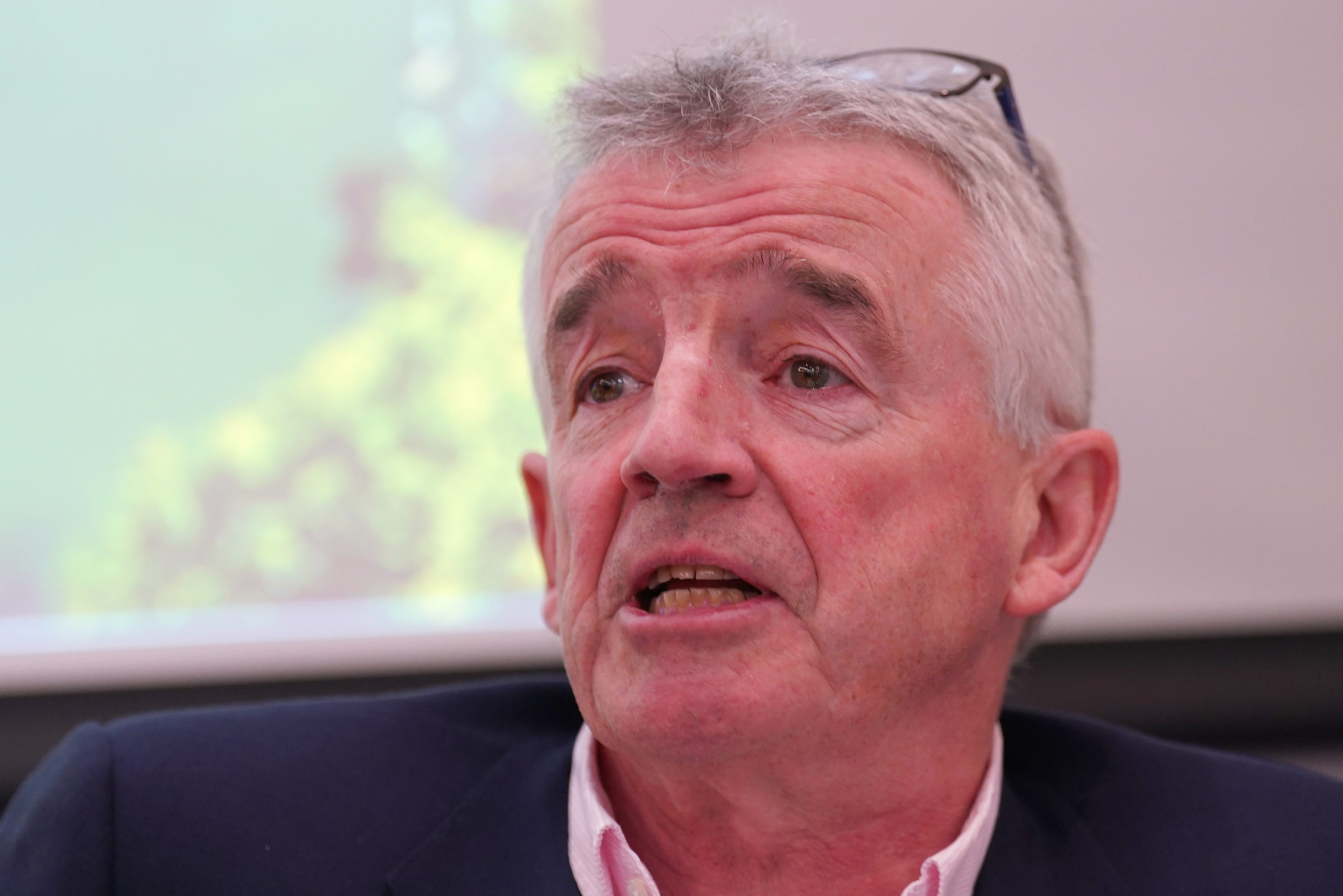 Ryanair chief executive Michael O'Leary speaking in Dublin.