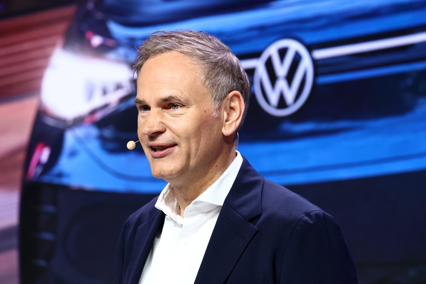 Oliver Blume, chief executive officer of Volkswagen AG, at the Volkswagen Group annual news conference in Berlin, Germany