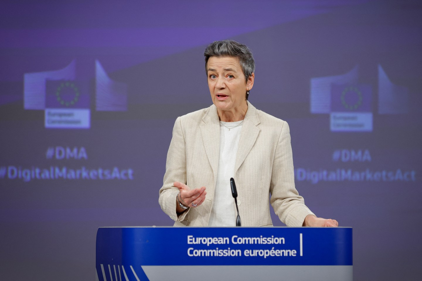Apple, Google and Meta hit with investigations in first cases under sweeping new EU law designed to stop Big Tech from cornering digital markets