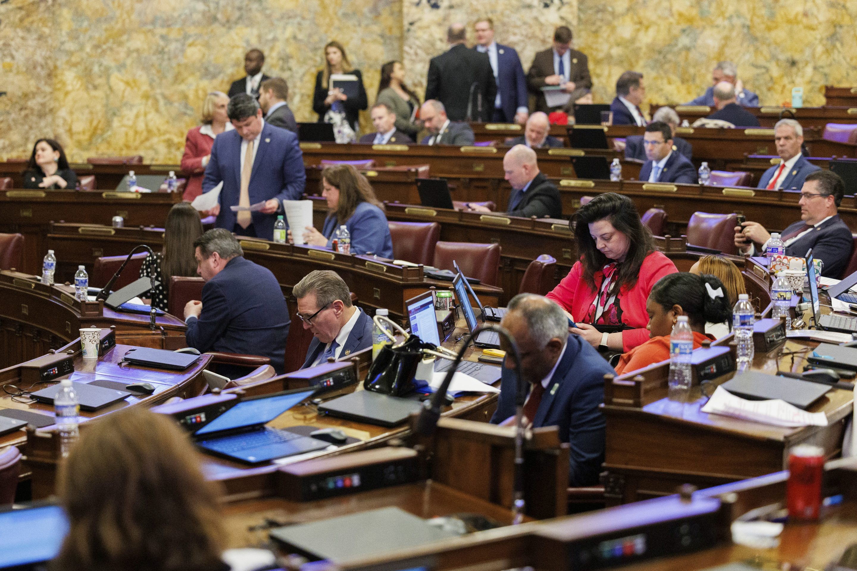 Pennsylvania state representatives held a voting session on April 10, 2024, in the state Capitol in Harrisburg, Pa.