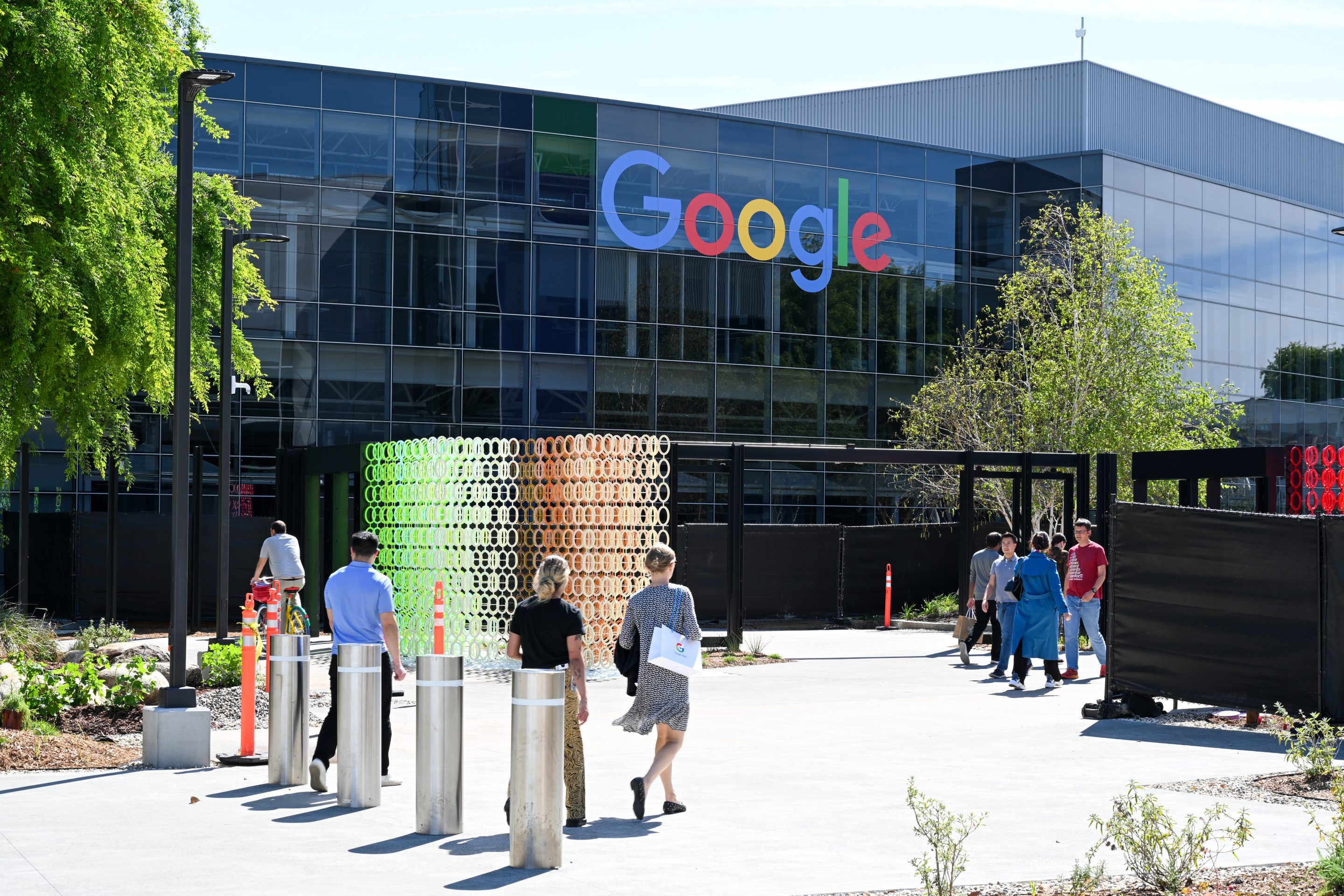A view of Google Headquarters in Mountain View, CA.