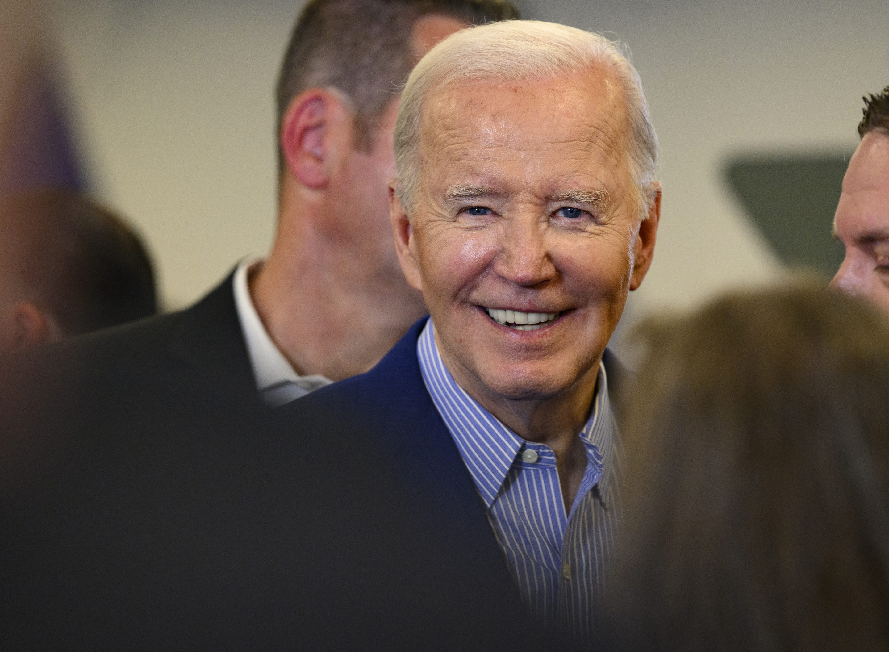 Joe Biden smiling