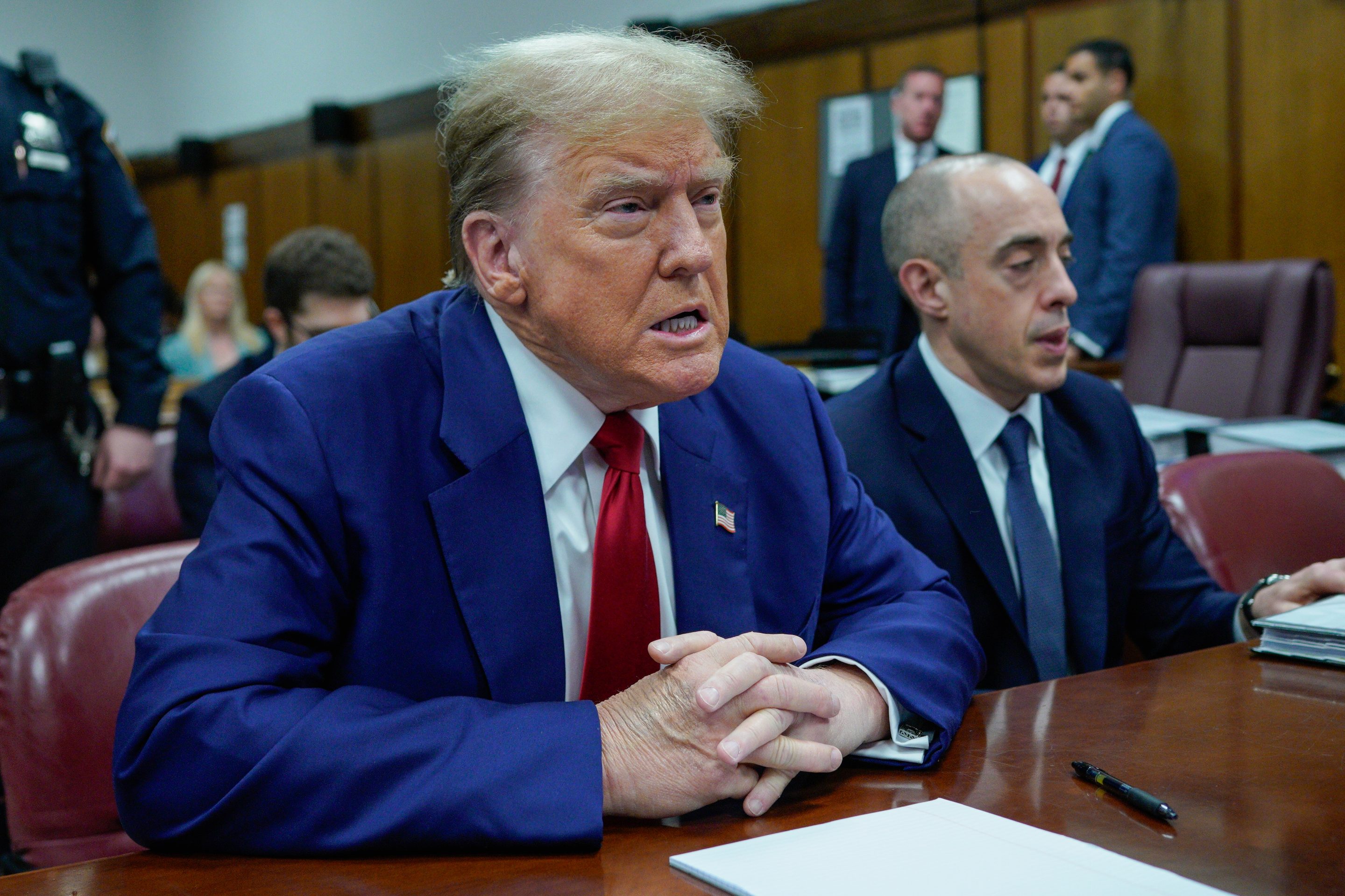 Donald Trump has been found in contempt of court by a NY judge.