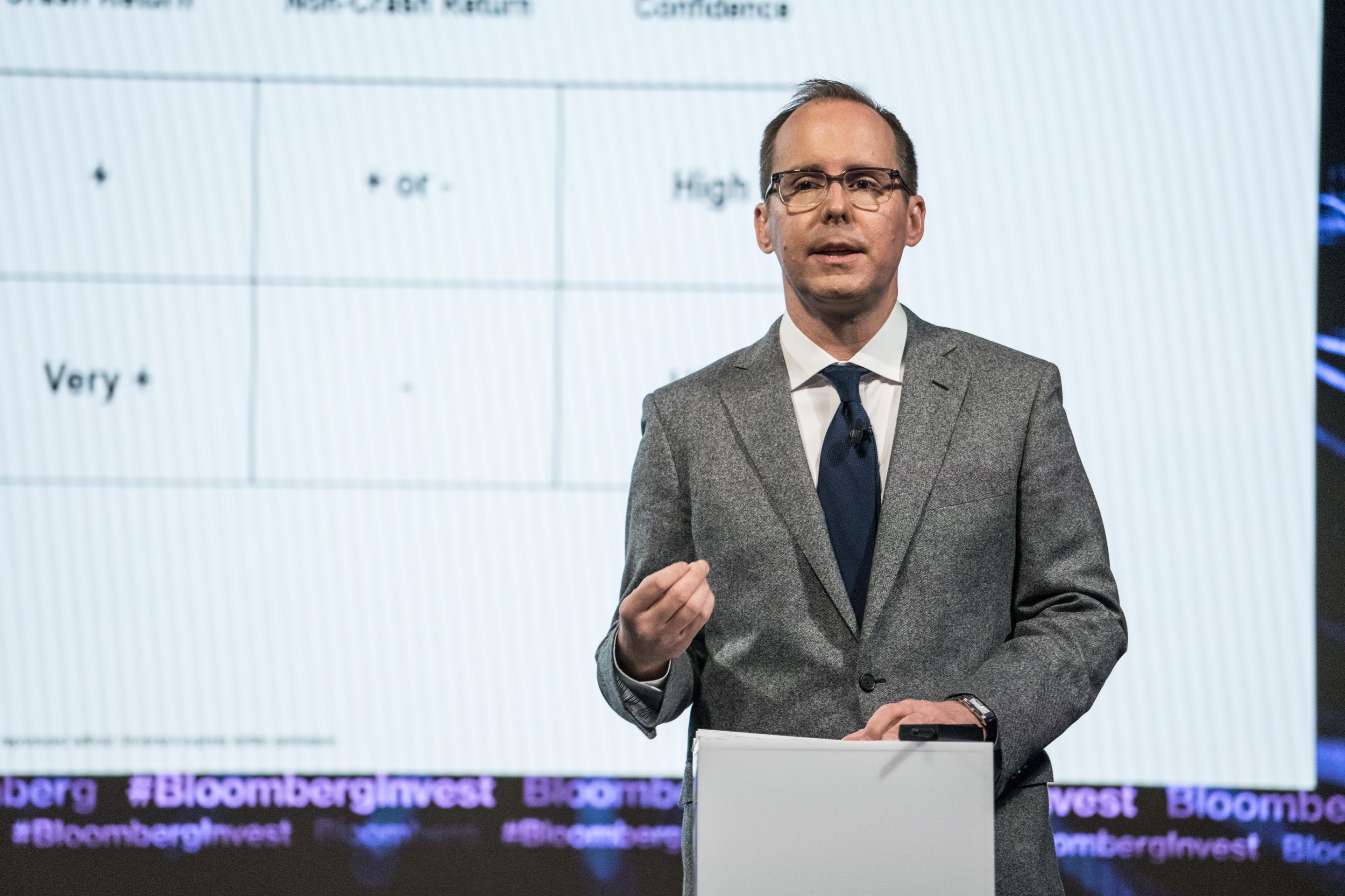 Mark Spitznagel, president and CIO of Universa Investments, at the Bloomberg Invest Summit in New York, June 2017.