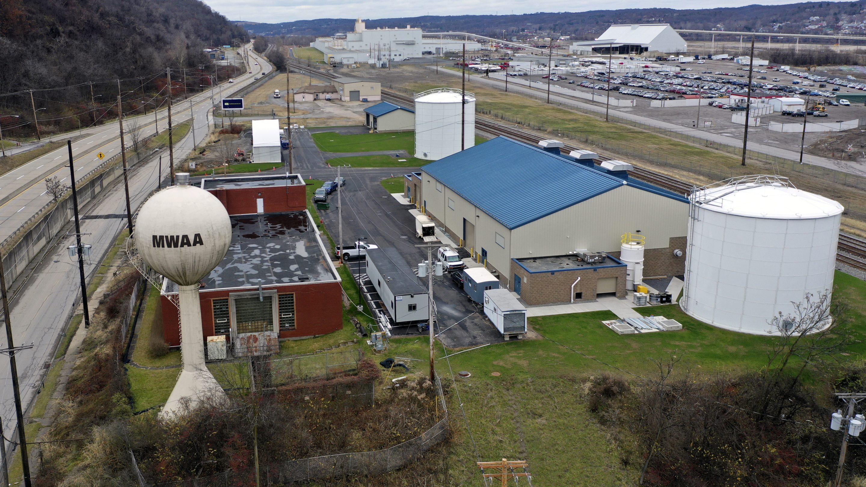 A water utility plant in Pennsylvania