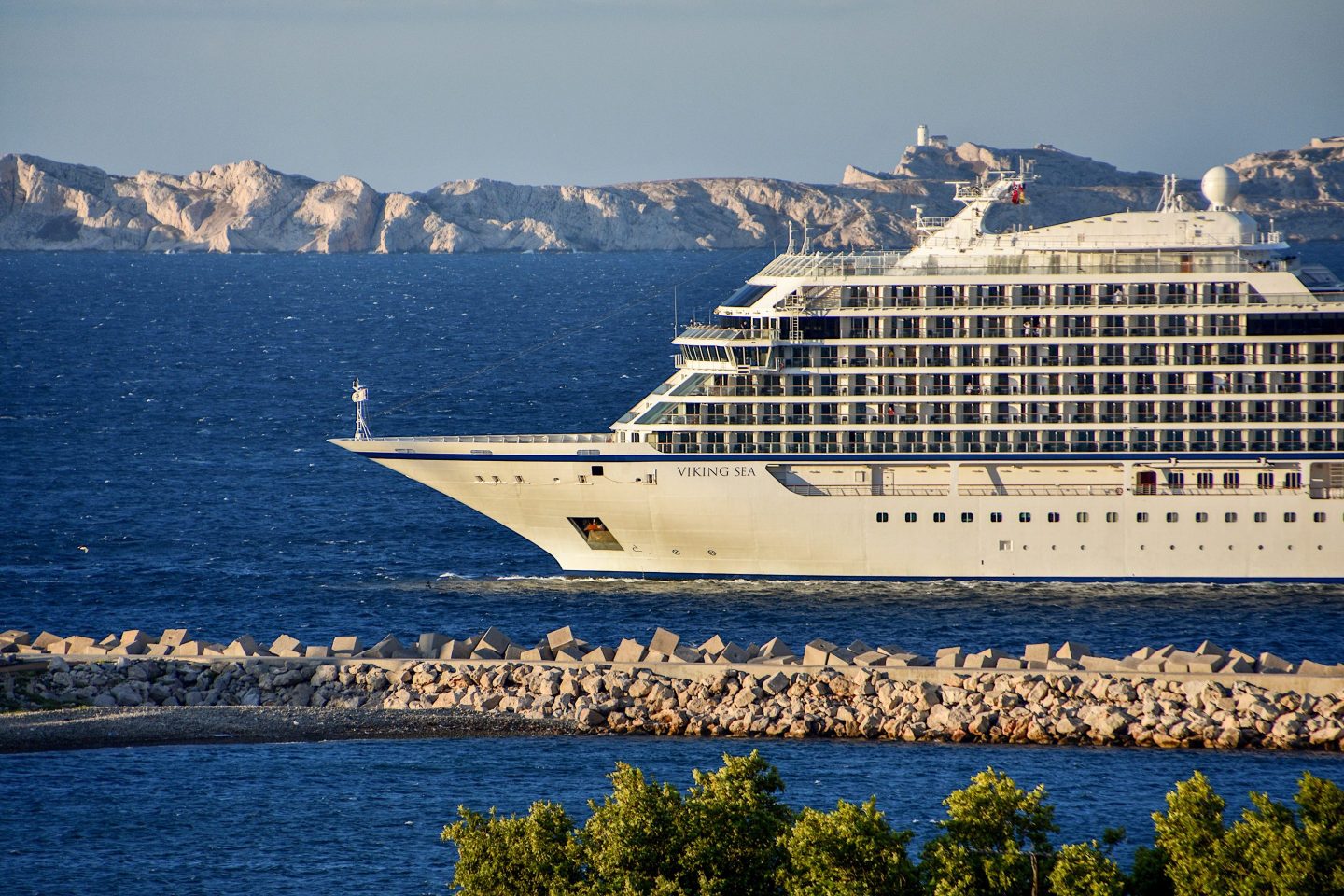 a cruise in the ocean