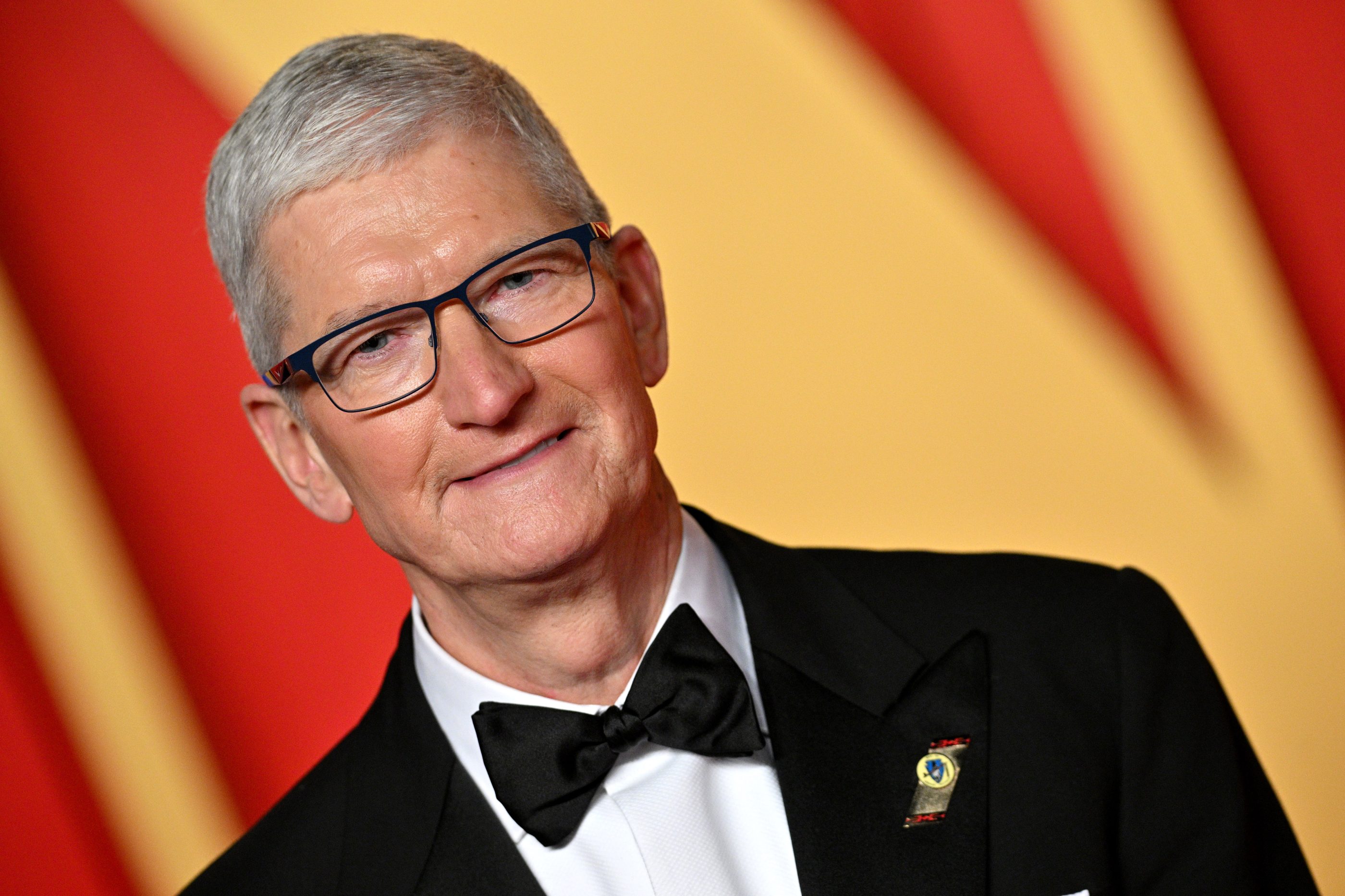 Apple CEO Tim Cook at the 2024 Vanity Fair Oscar Party on March 10, 2024 in Beverly Hills, California.