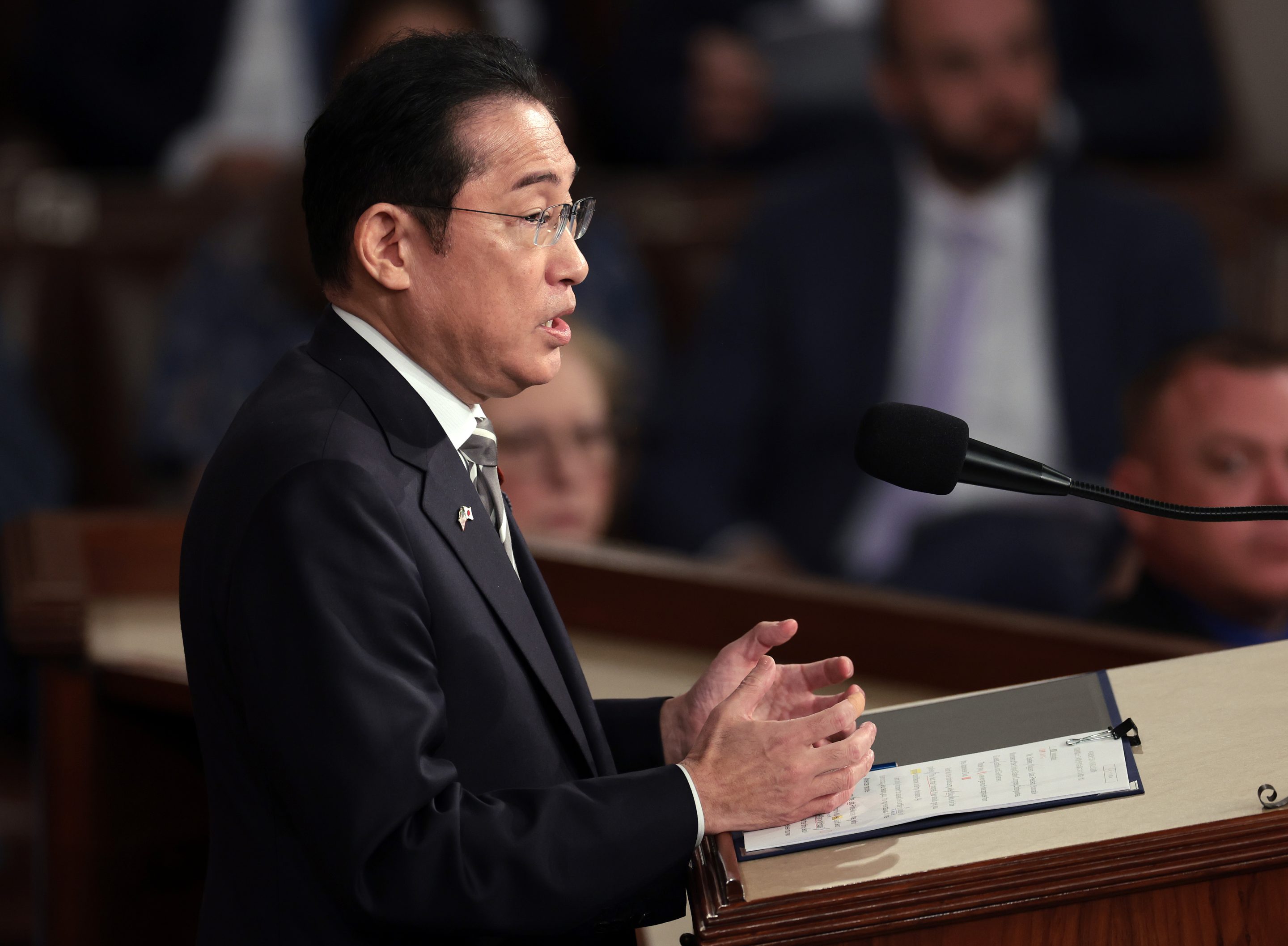 Japanese Prime Minister Fumio Kishida