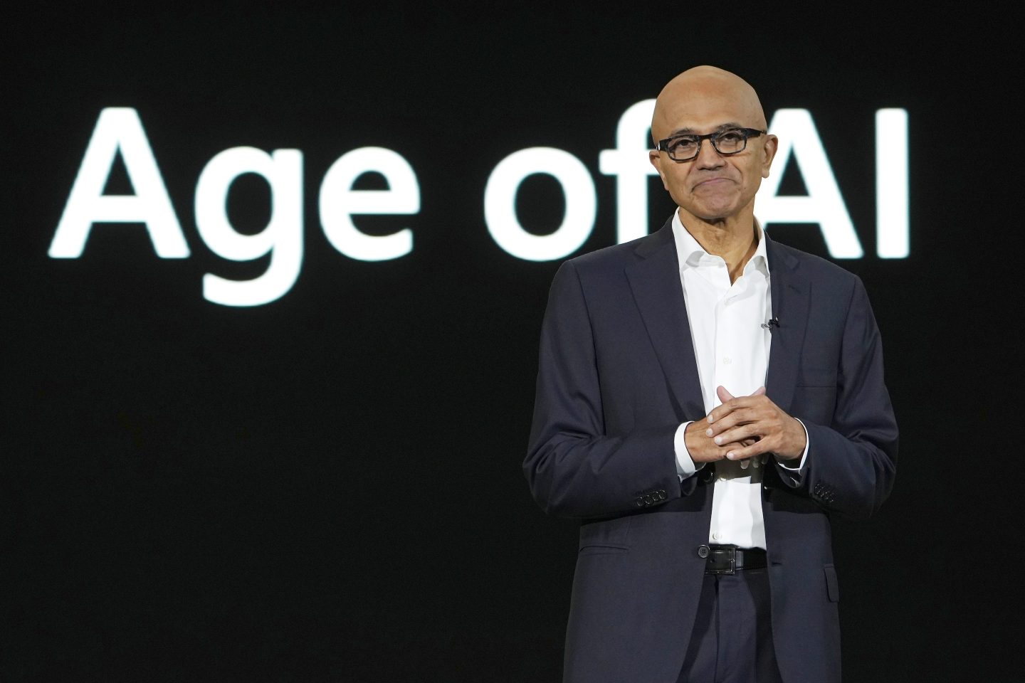 Microsoft CEO Satya Nadella is facing the AI arms race with urgency—and maybe a little paranoia