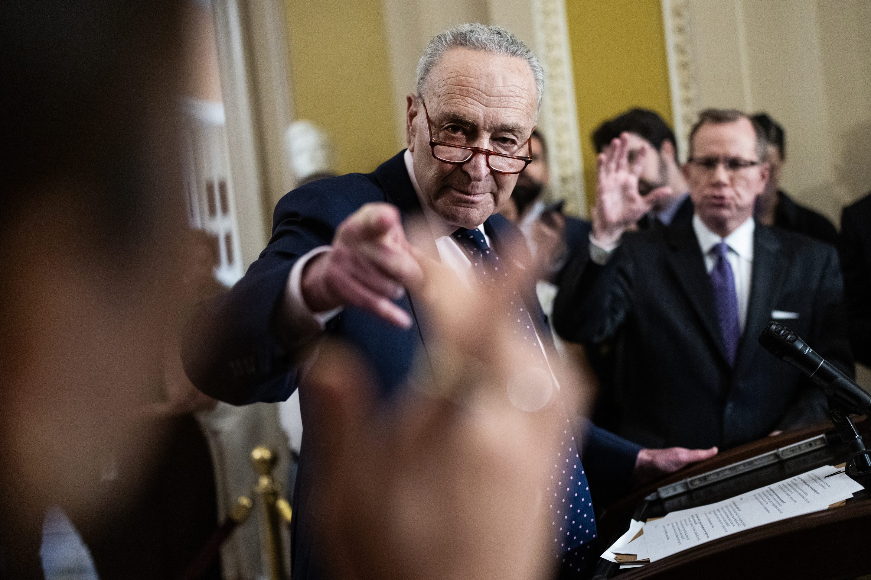 Senate Majority Leader Chuck Schumer was among those who voted 60-38 to repeal the SEC rule SAB-121.