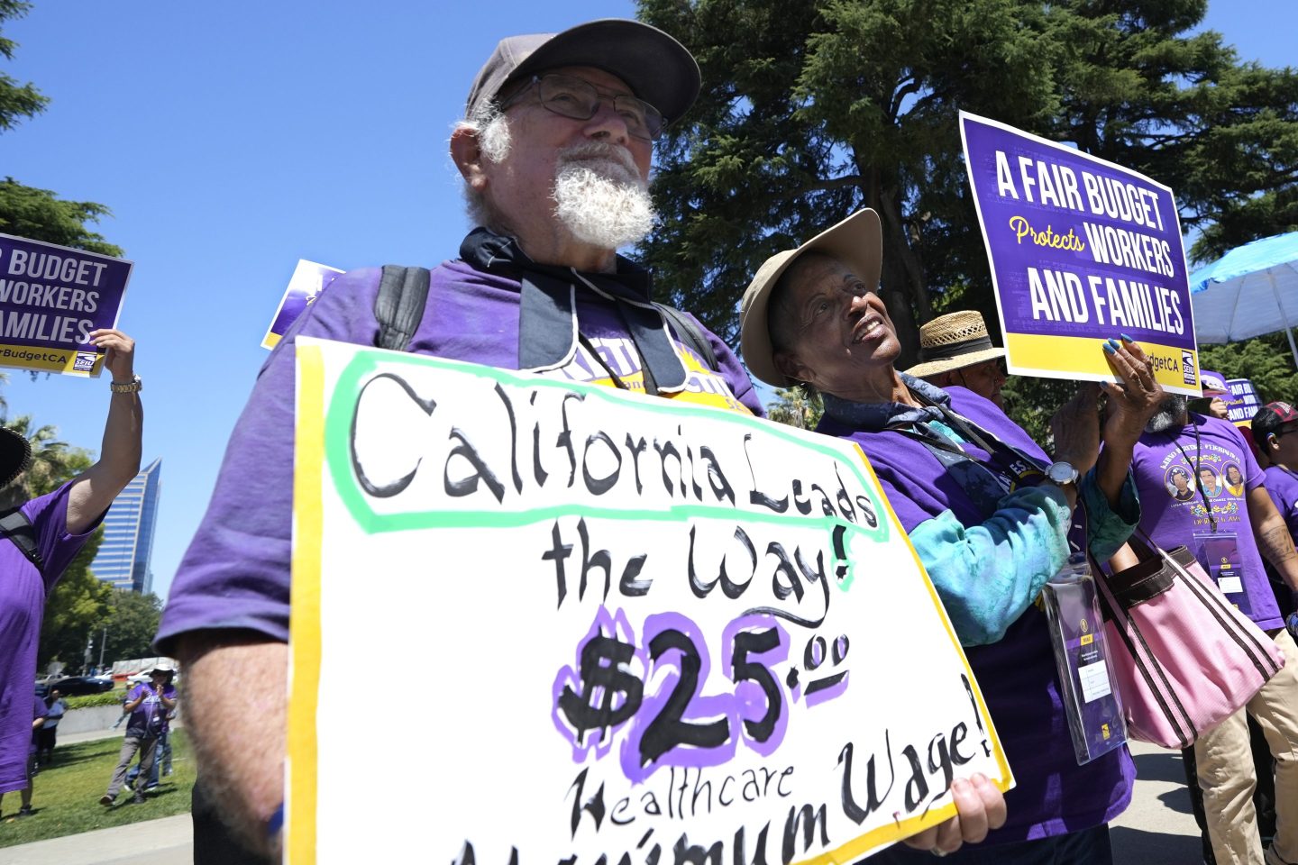 California Democrats agree to delay minimum wage hike for health care workers, who will eventually get $25 per hour