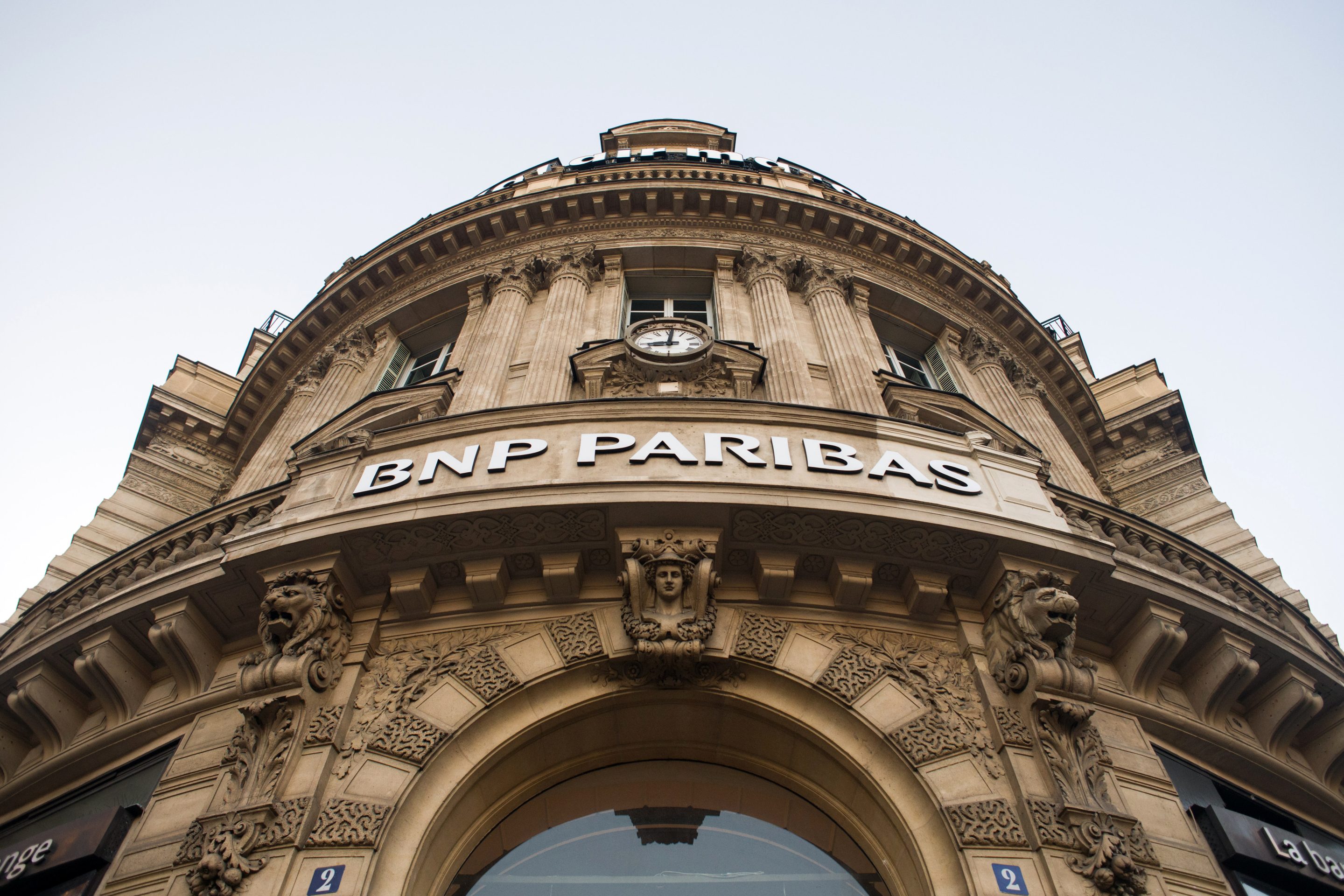 A BNP Paribas bank branch.