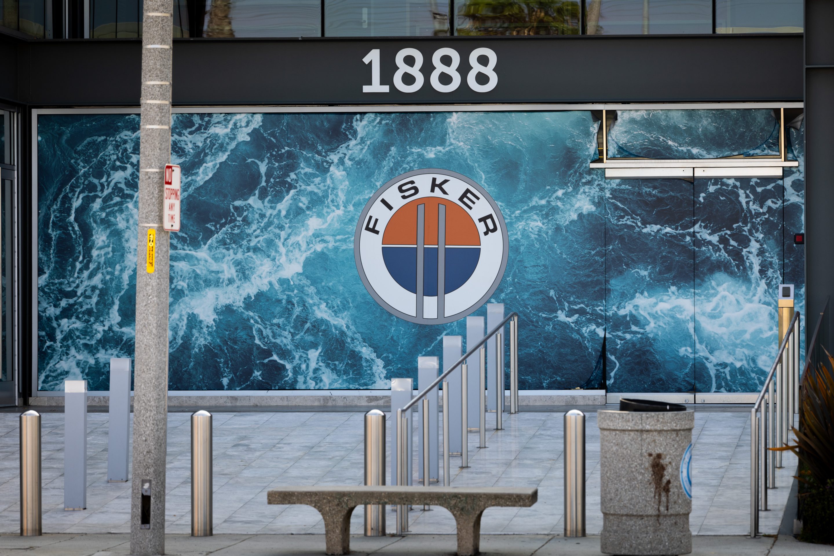 The Manhattan Beach, Calif. headquarters of electric-vehicle maker Fisker, on May 17, 2024.