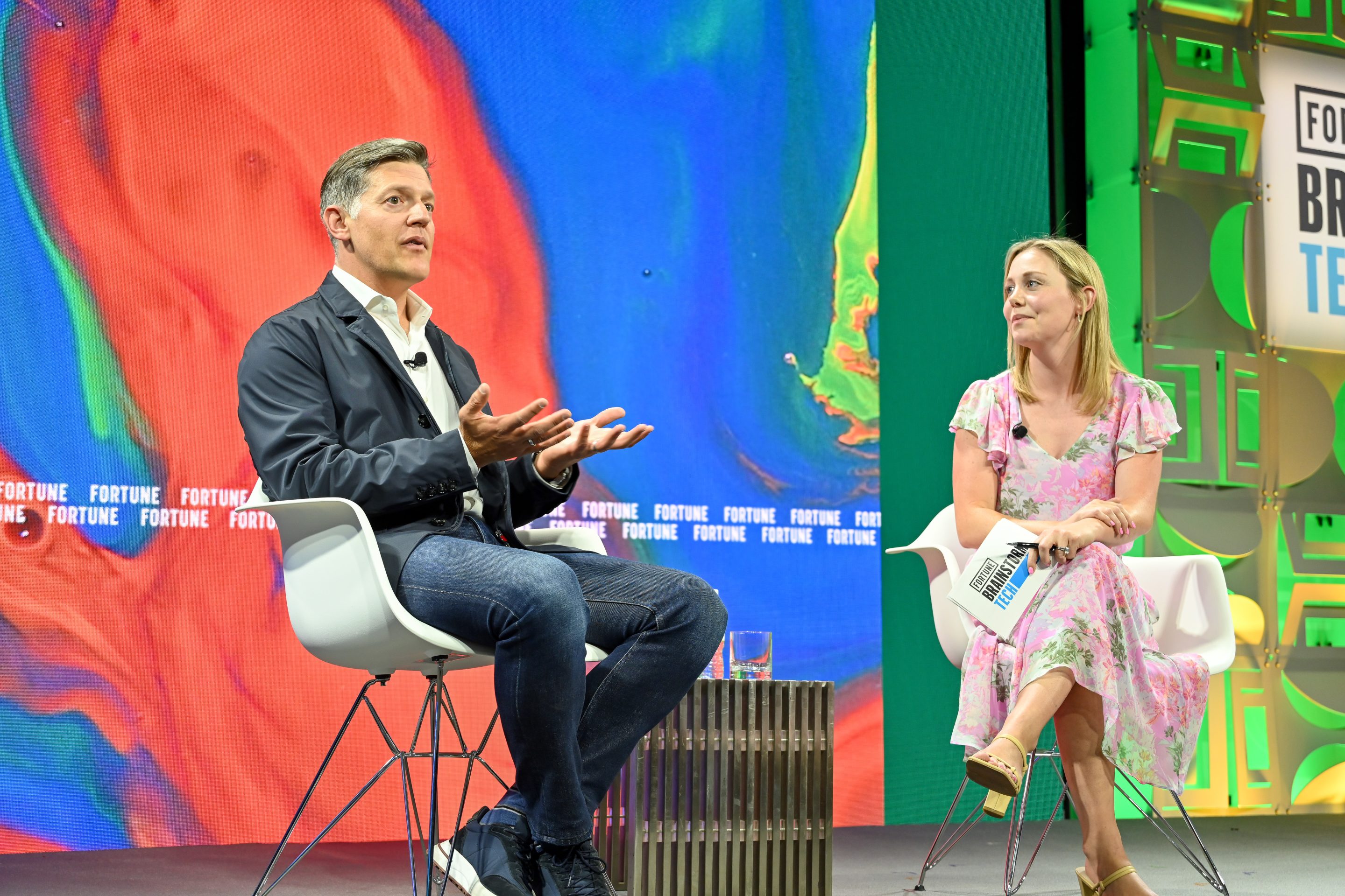 Sequoia managing partner Roelof Botha at Brainstorm Tech conference on Wednesday. Both came to Sequoia from PayPal in the early 2000s.