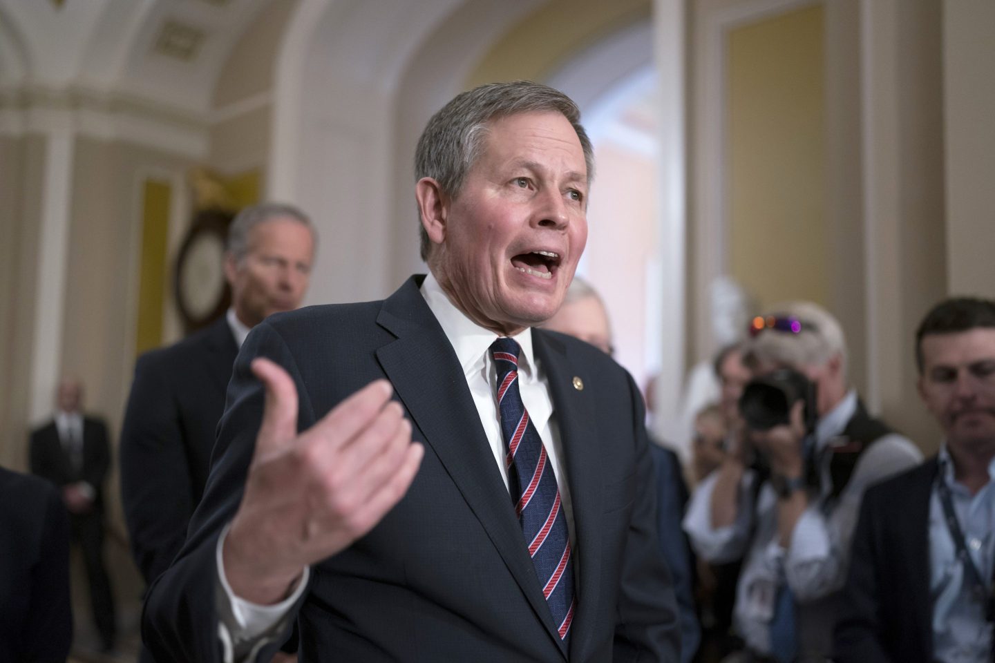 A GOP senator from Montana is holding up  Washington Commanders’ stadium fixes until team revives its old, racist logo