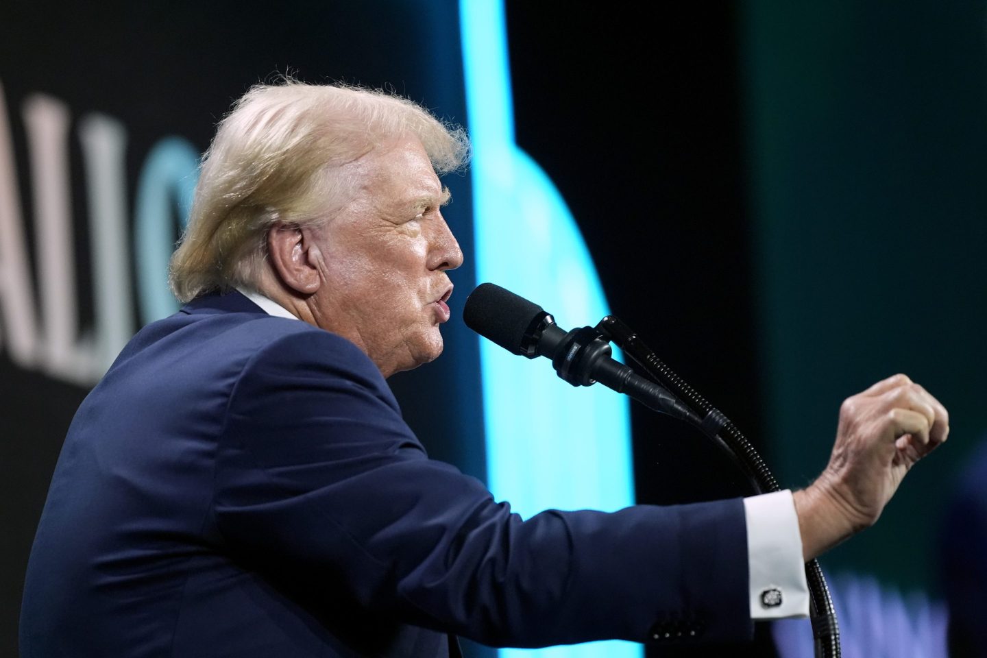 Donald Trump speaks