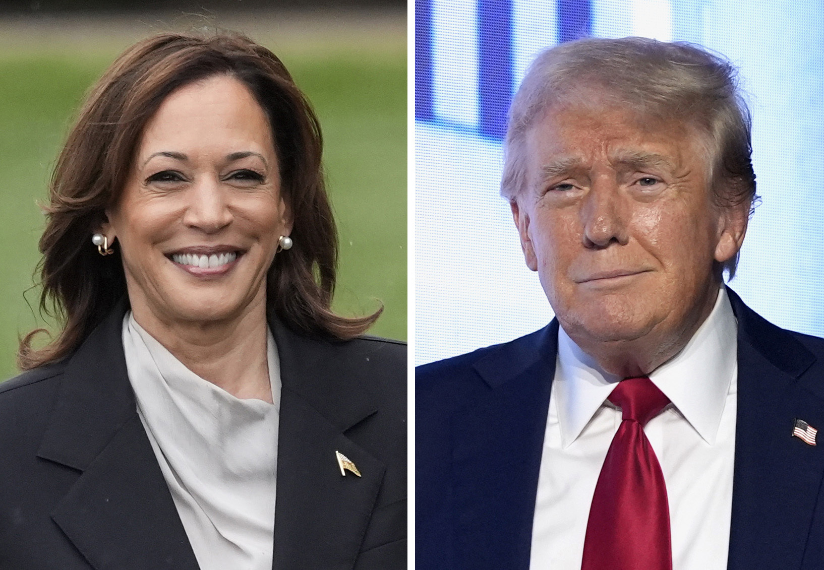 Kamala Harris and Donald Trump