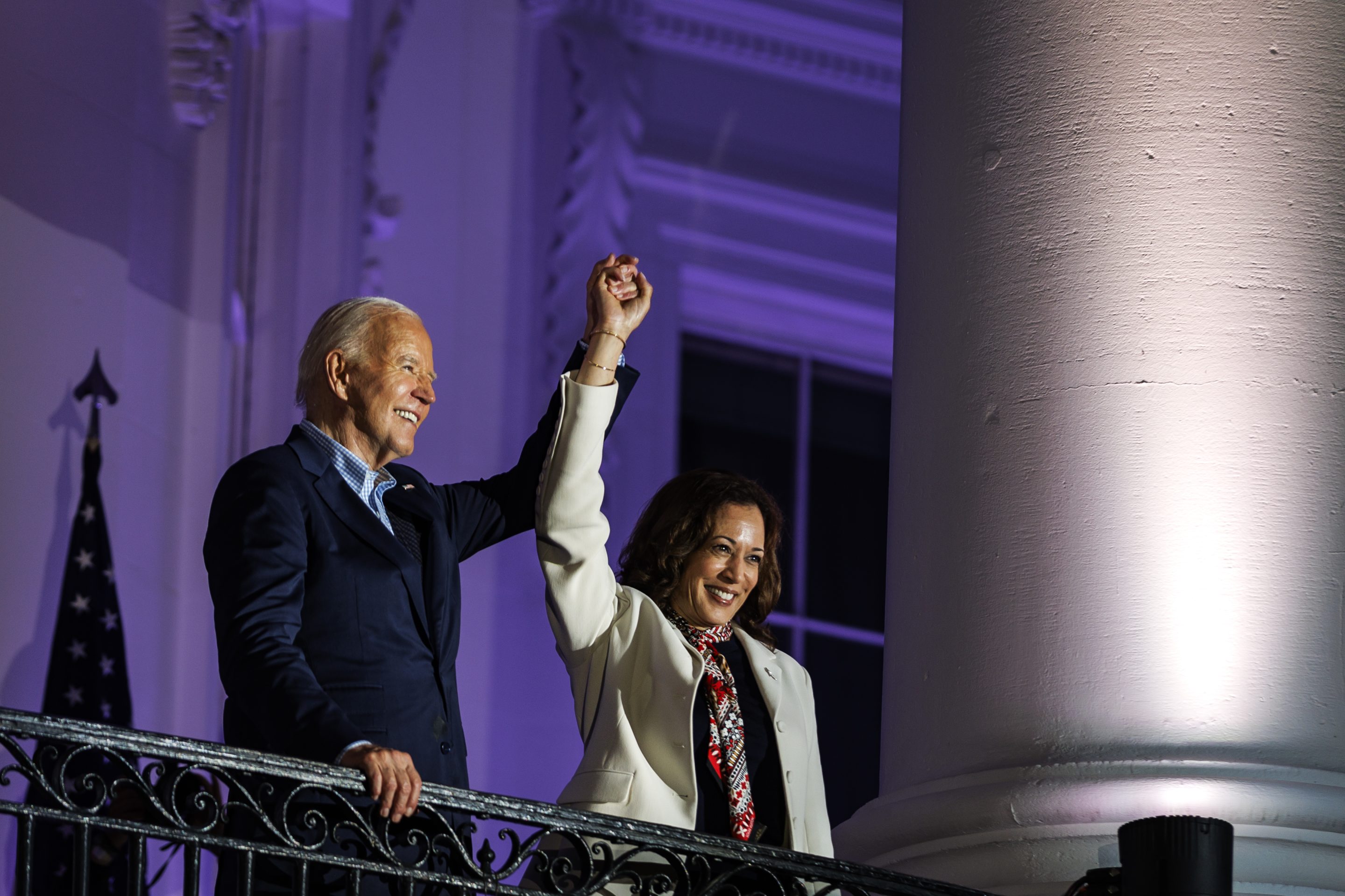 President Biden and Kamala Harris Spends Fourth Of July At The White House