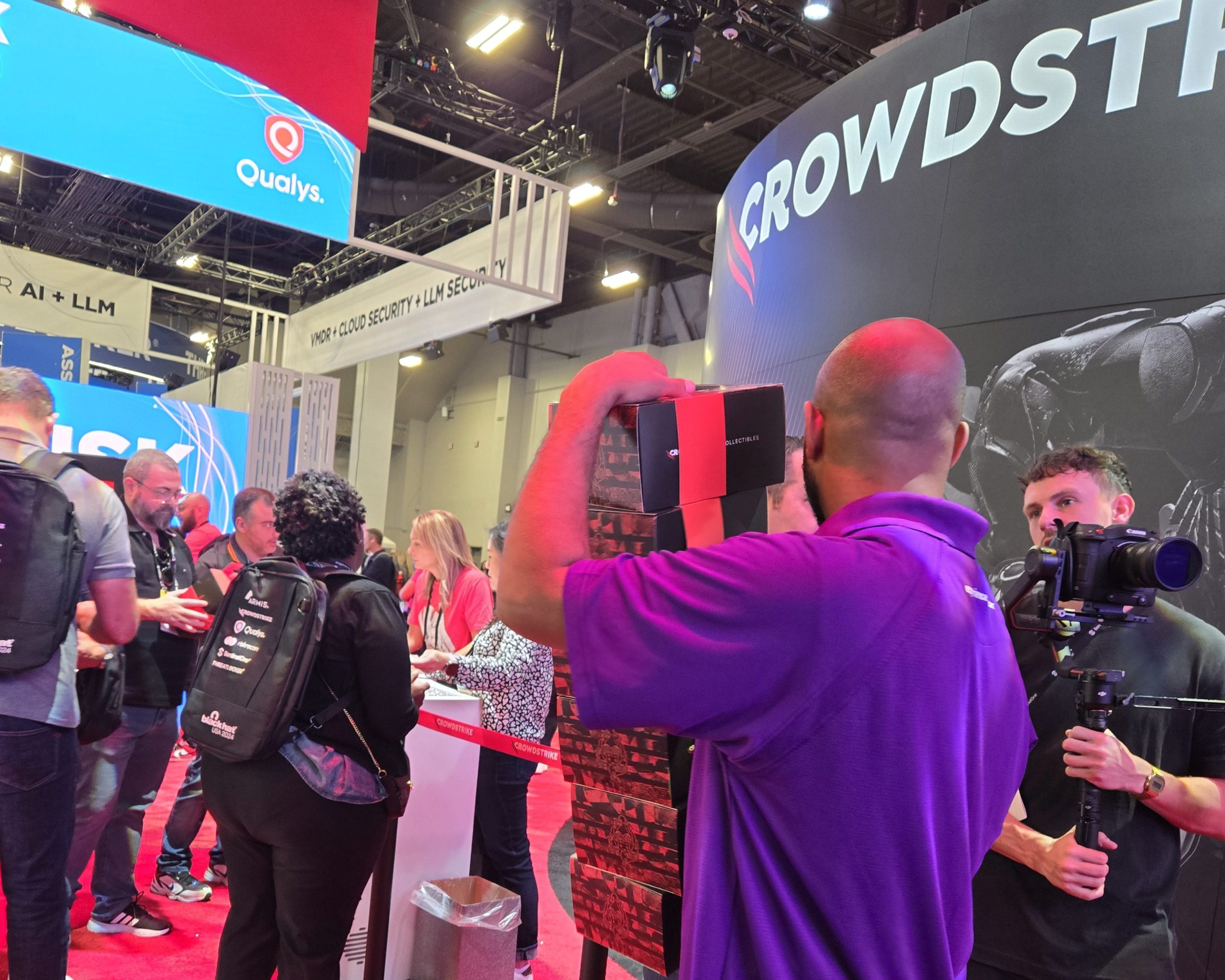 Get'em while they're hot. Crowdstrike's collectible figurines were all the rage at Black Hat.