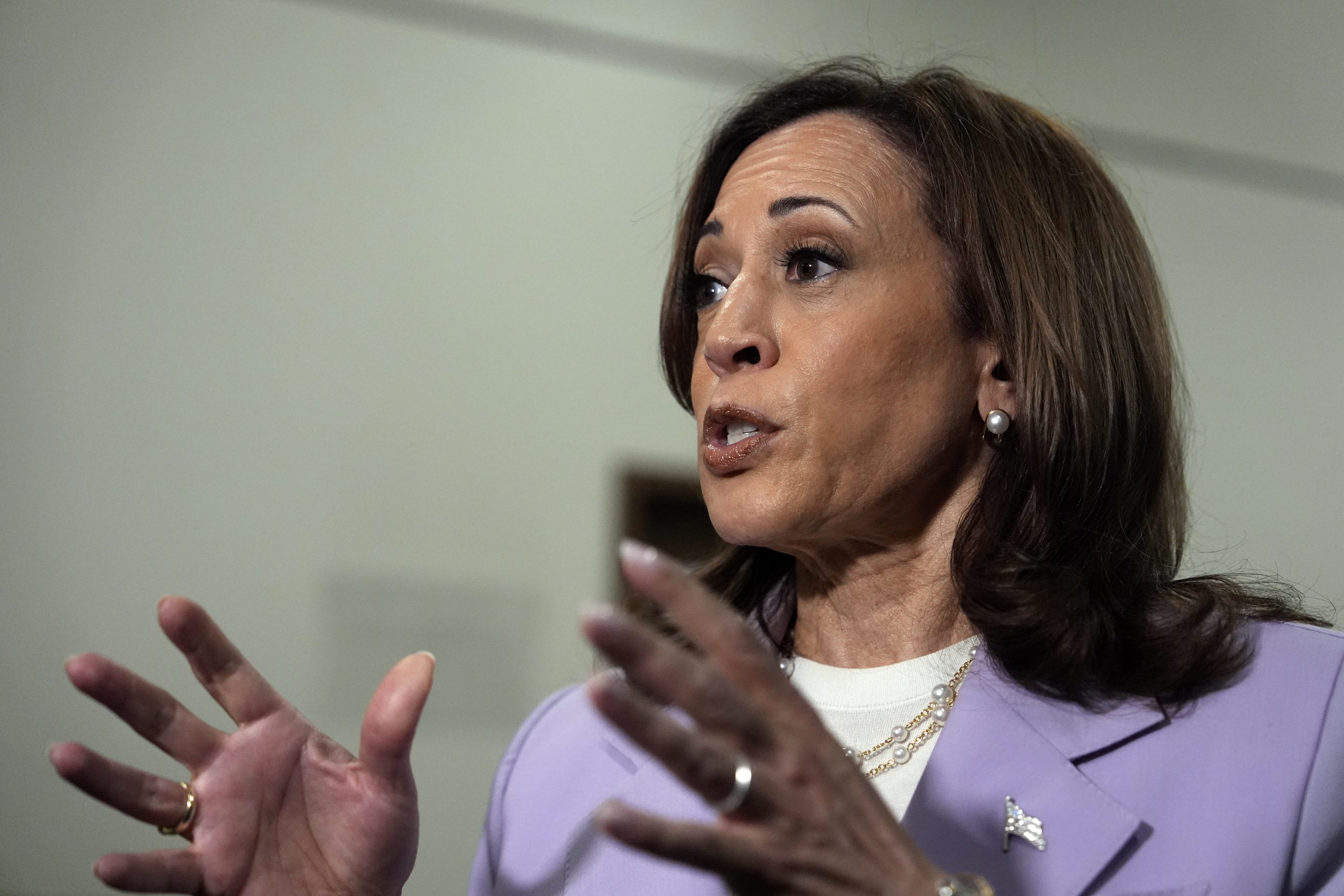 Kamala Harris speaking