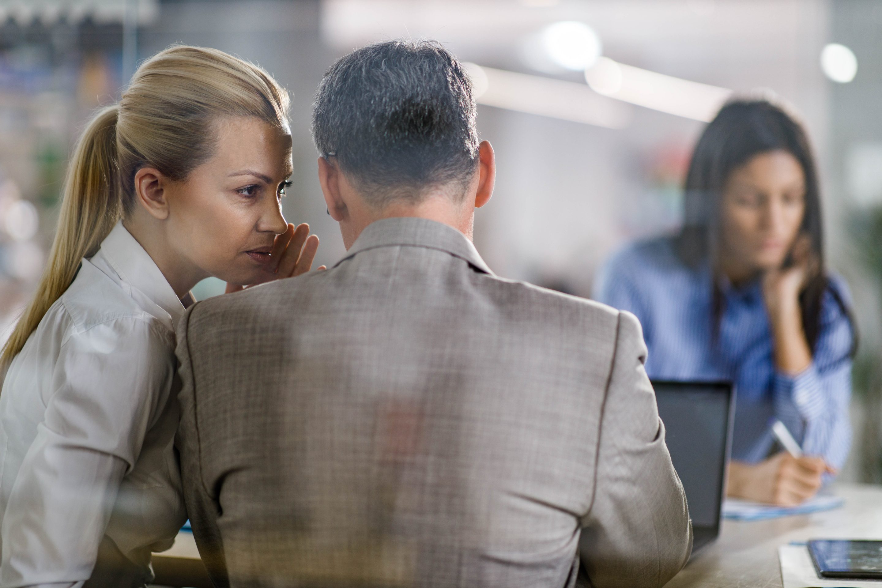 The two executives have denied a romantic relationship. (Neither are pictured. Stock photo.)