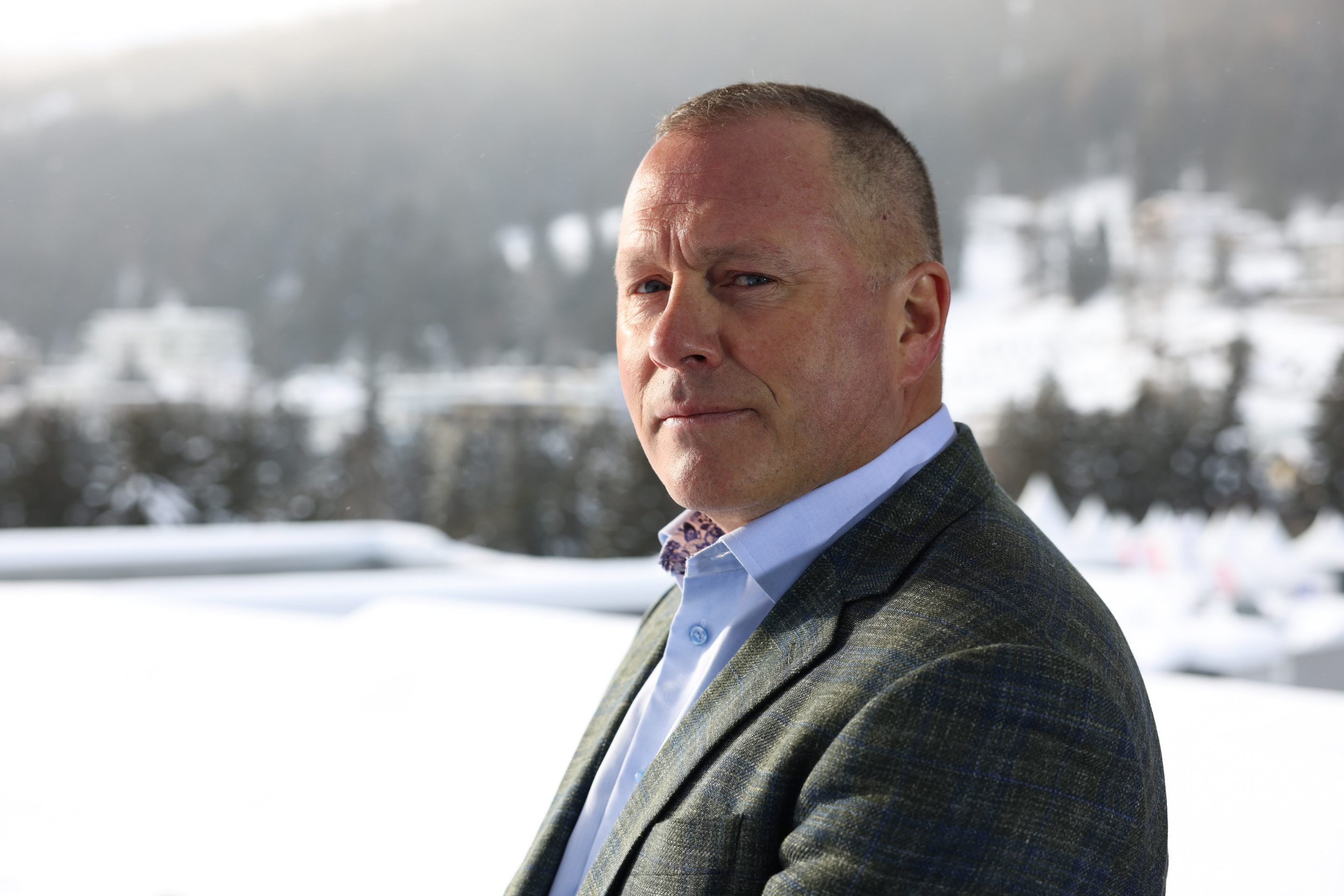Nicolai Tangen, CEO of Norges Bank Investment Management, at Davos in January.