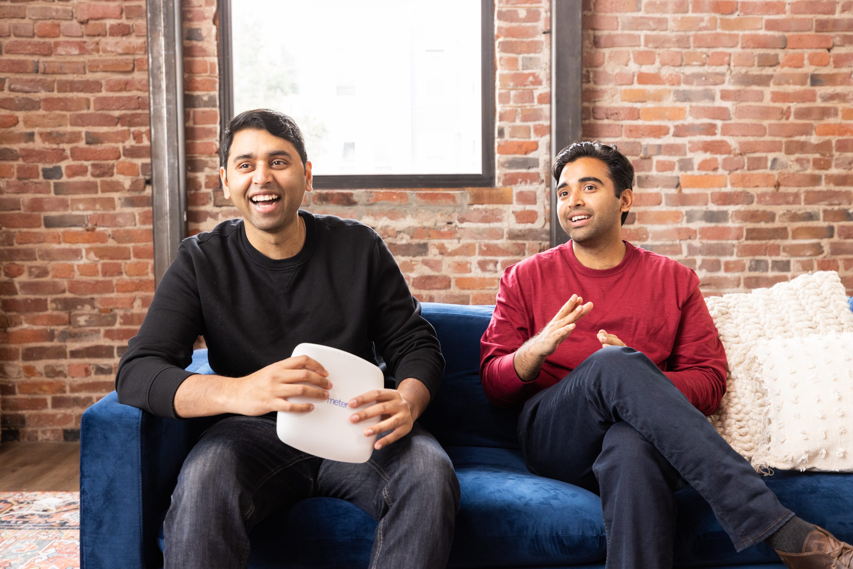 Sunil and Anil Varanasi, cofounders of Meter.