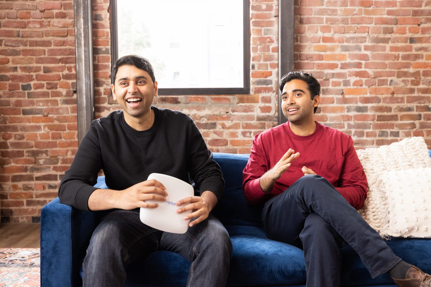 Sunil and Anil Varanasi, cofounders of Meter.