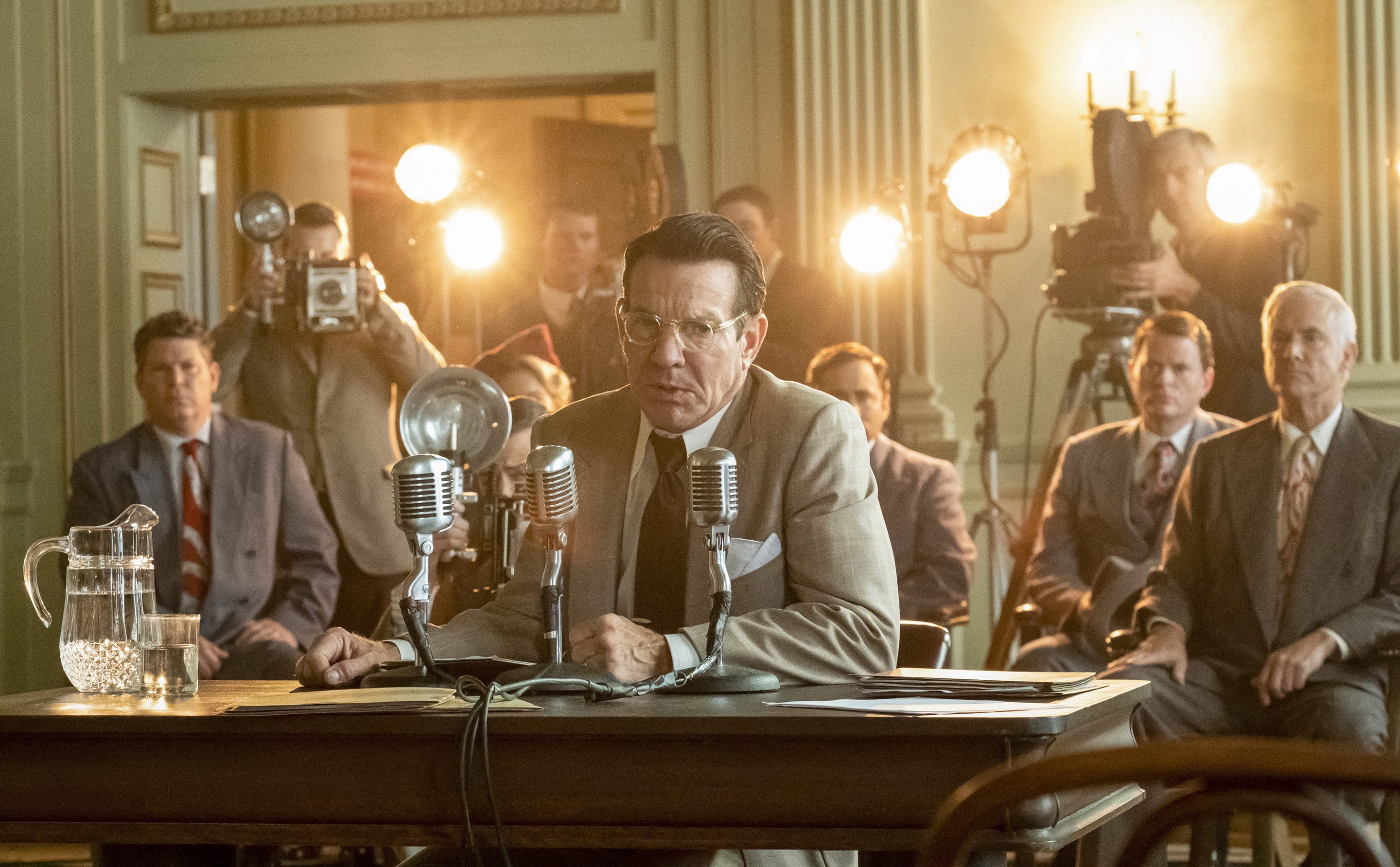 Dennis Quaid in a scene from "Reagan."
