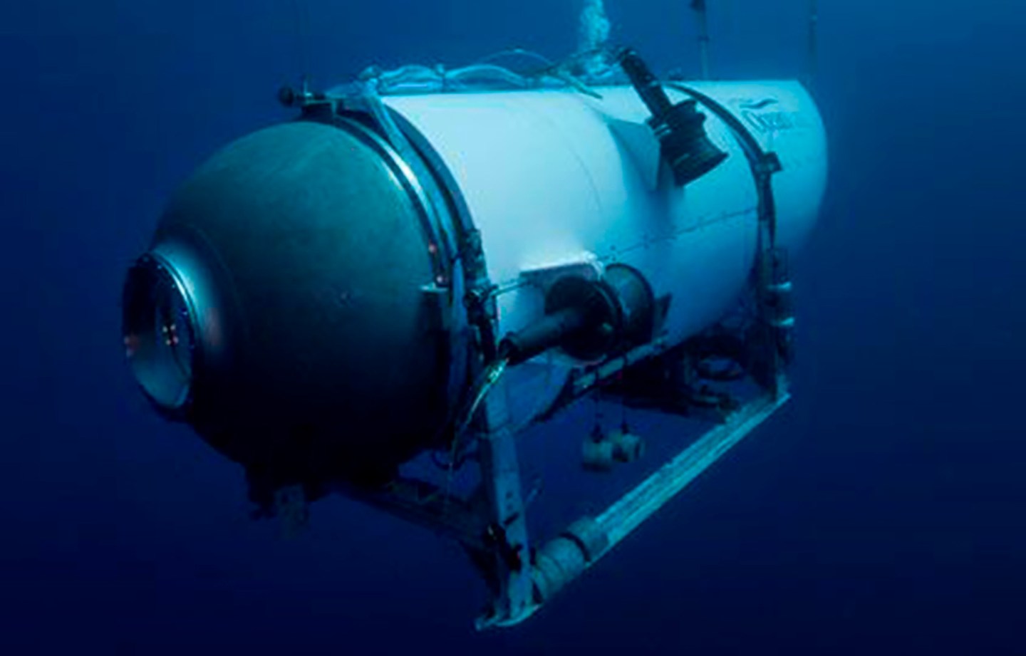 Titan submersible underwater