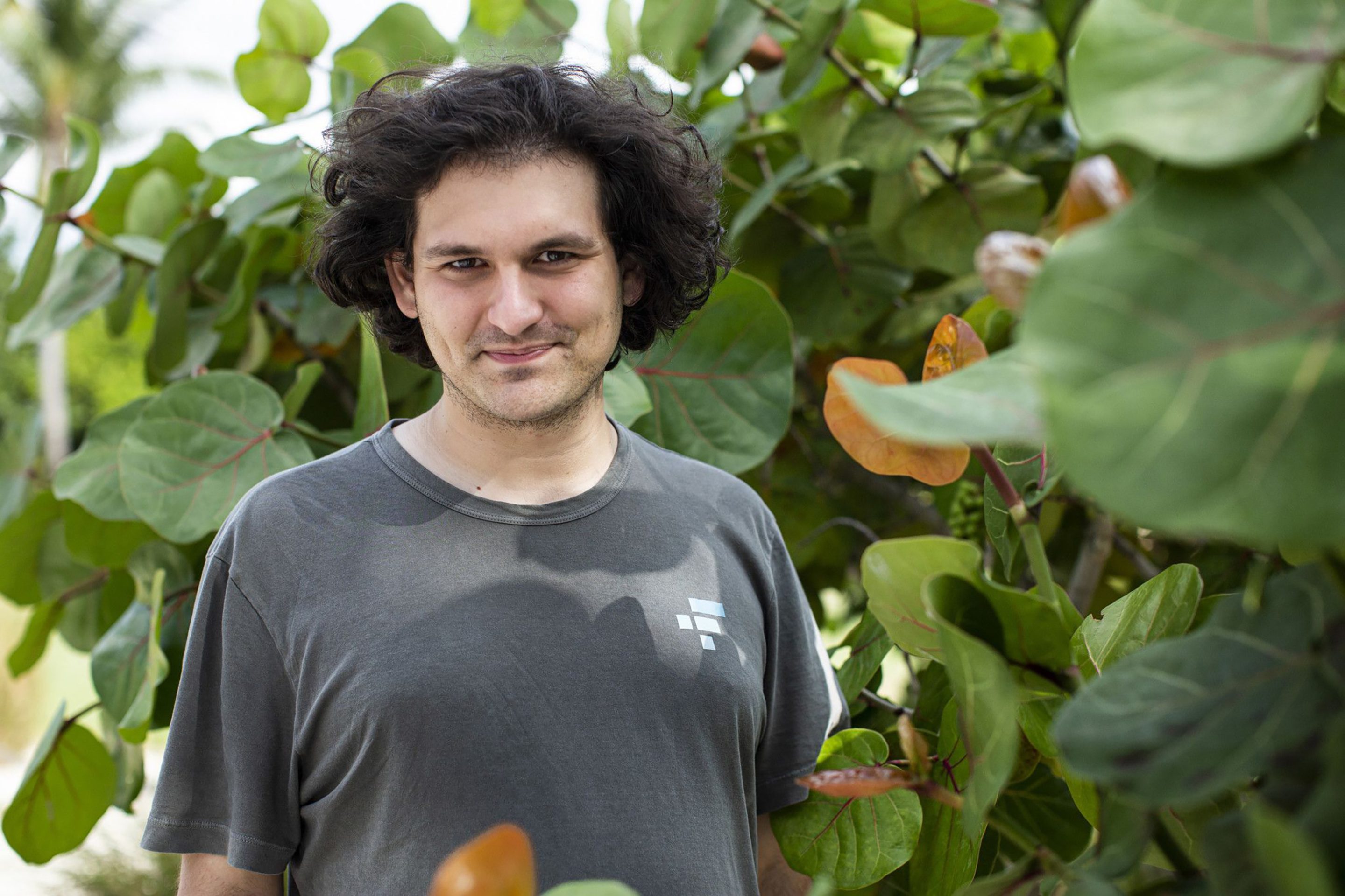 Sam Bankman-Fried poses for a picture in Nassau, Bahamas, on April 26, 2022.