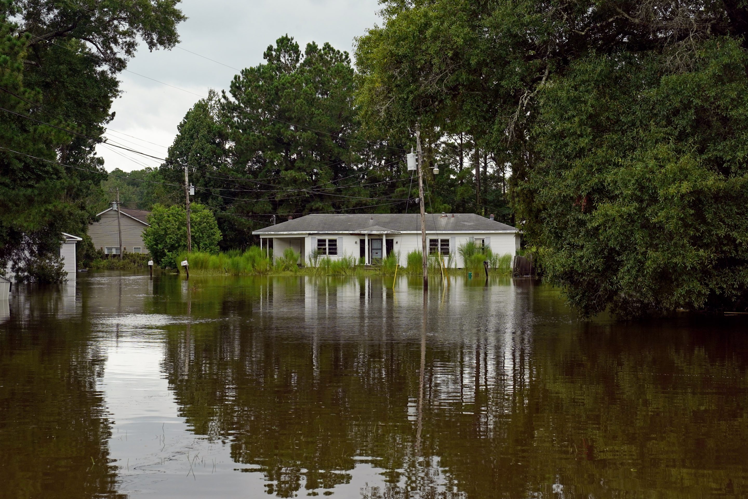 Flooding in Georgia last month. 