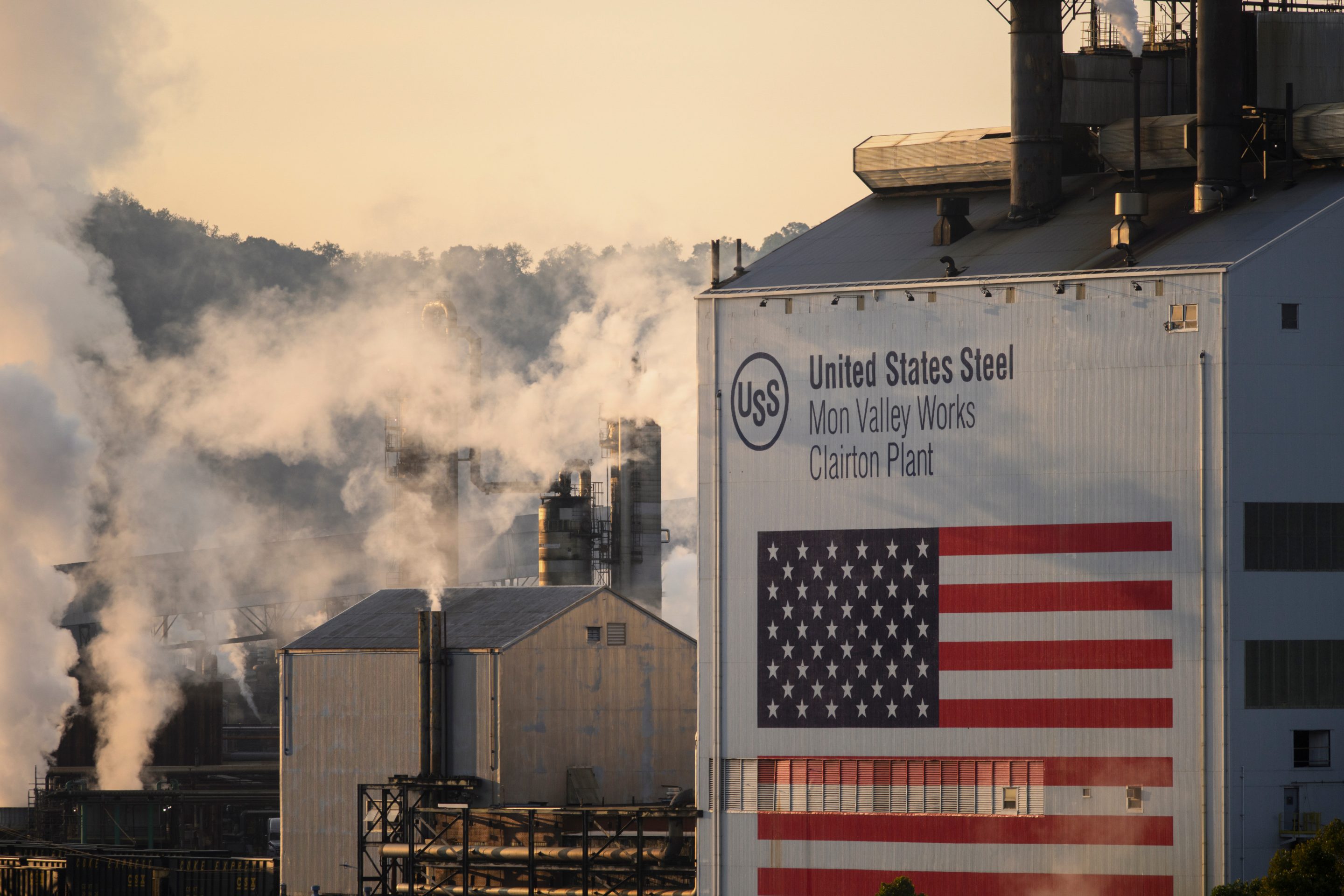 The United States Steel Corp. Clairton Coke Works facility in Clairton, Pennsylvania