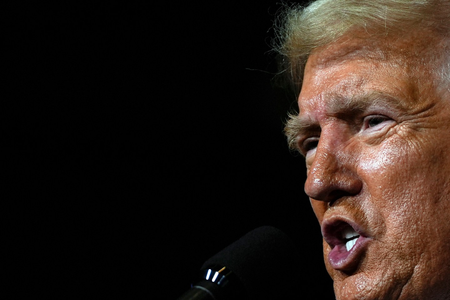 Donald Trump closeup