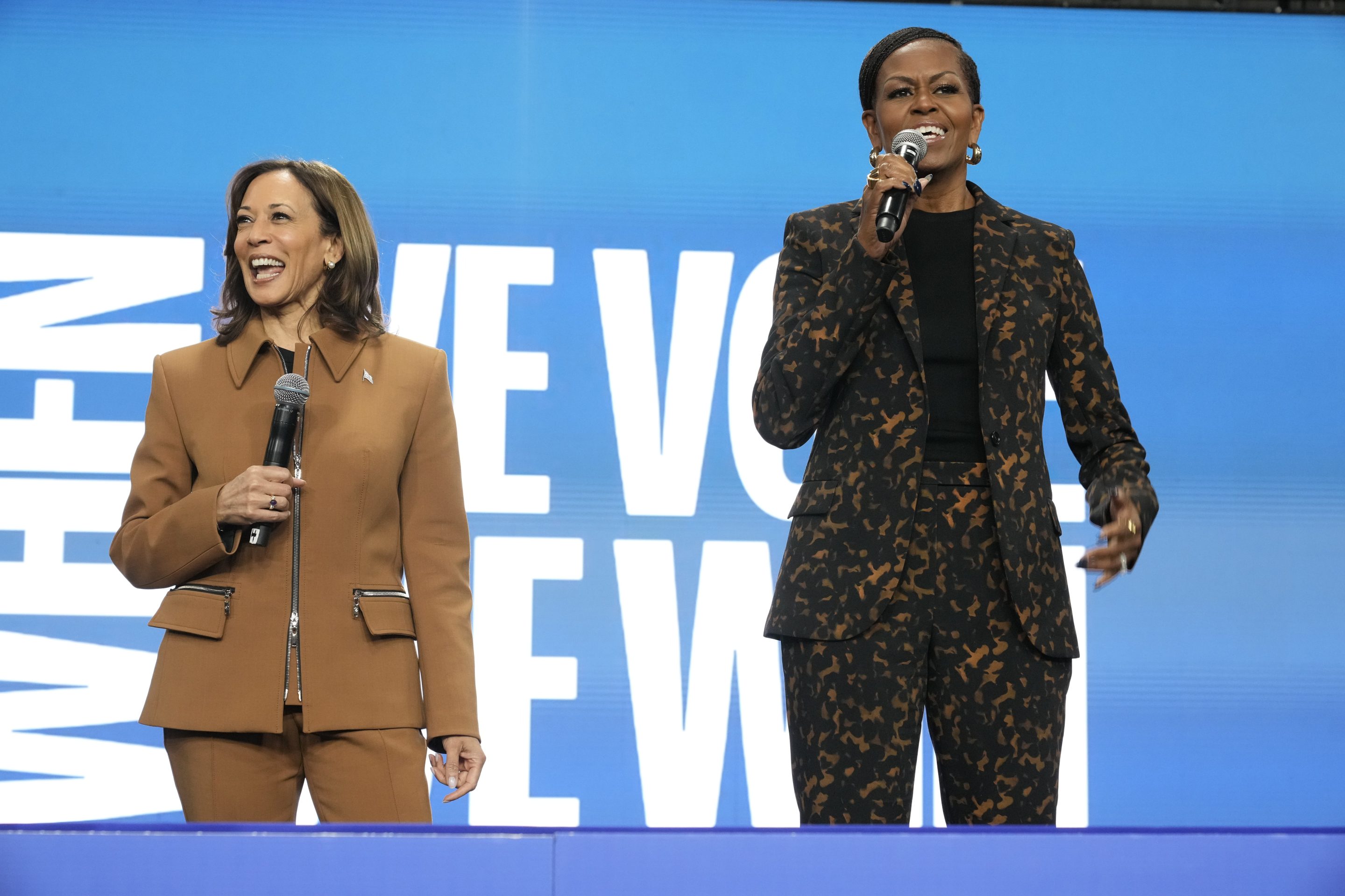 Michelle Obama and Kamala Harris