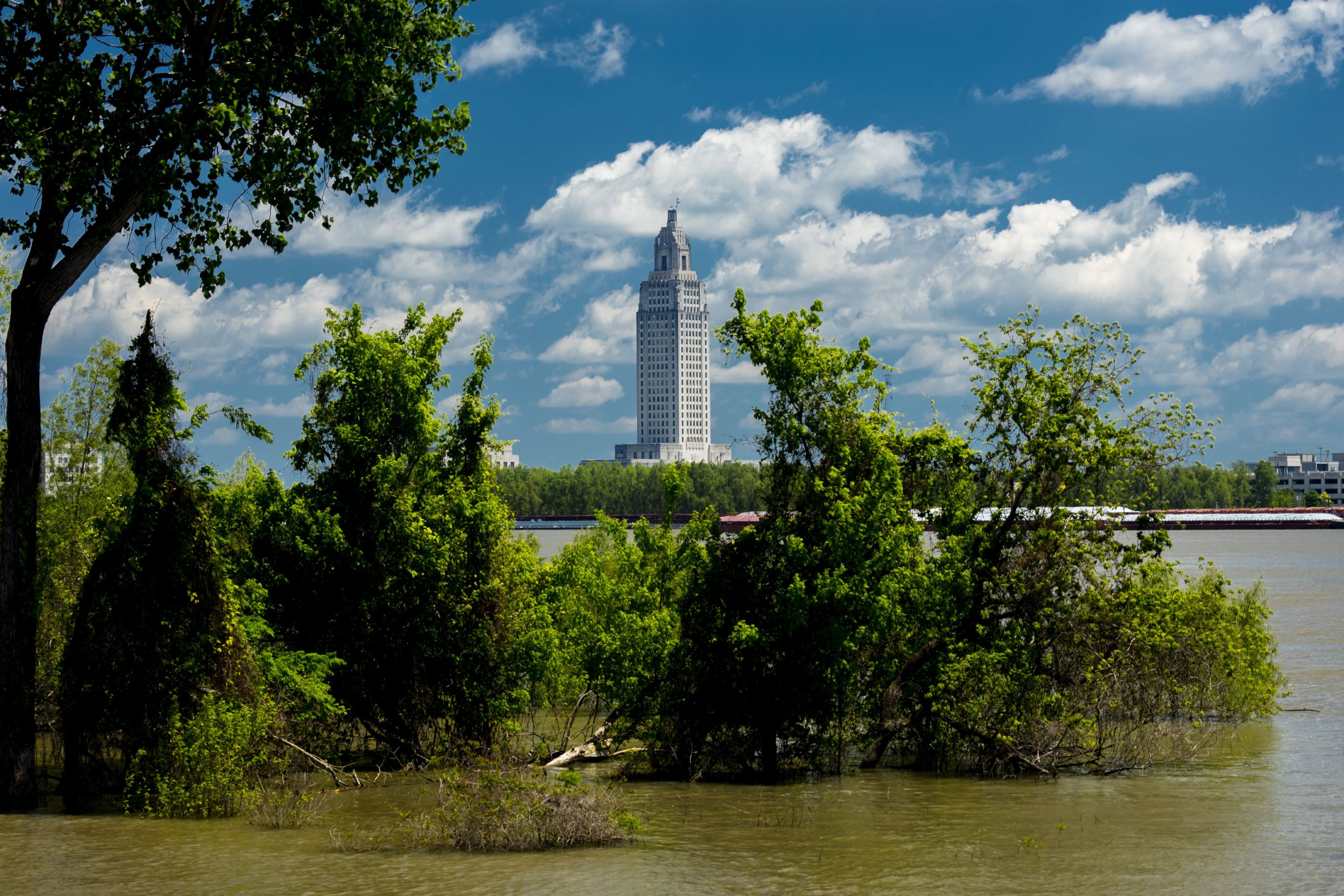 The skyline of Baton Rouge, Louisiana
