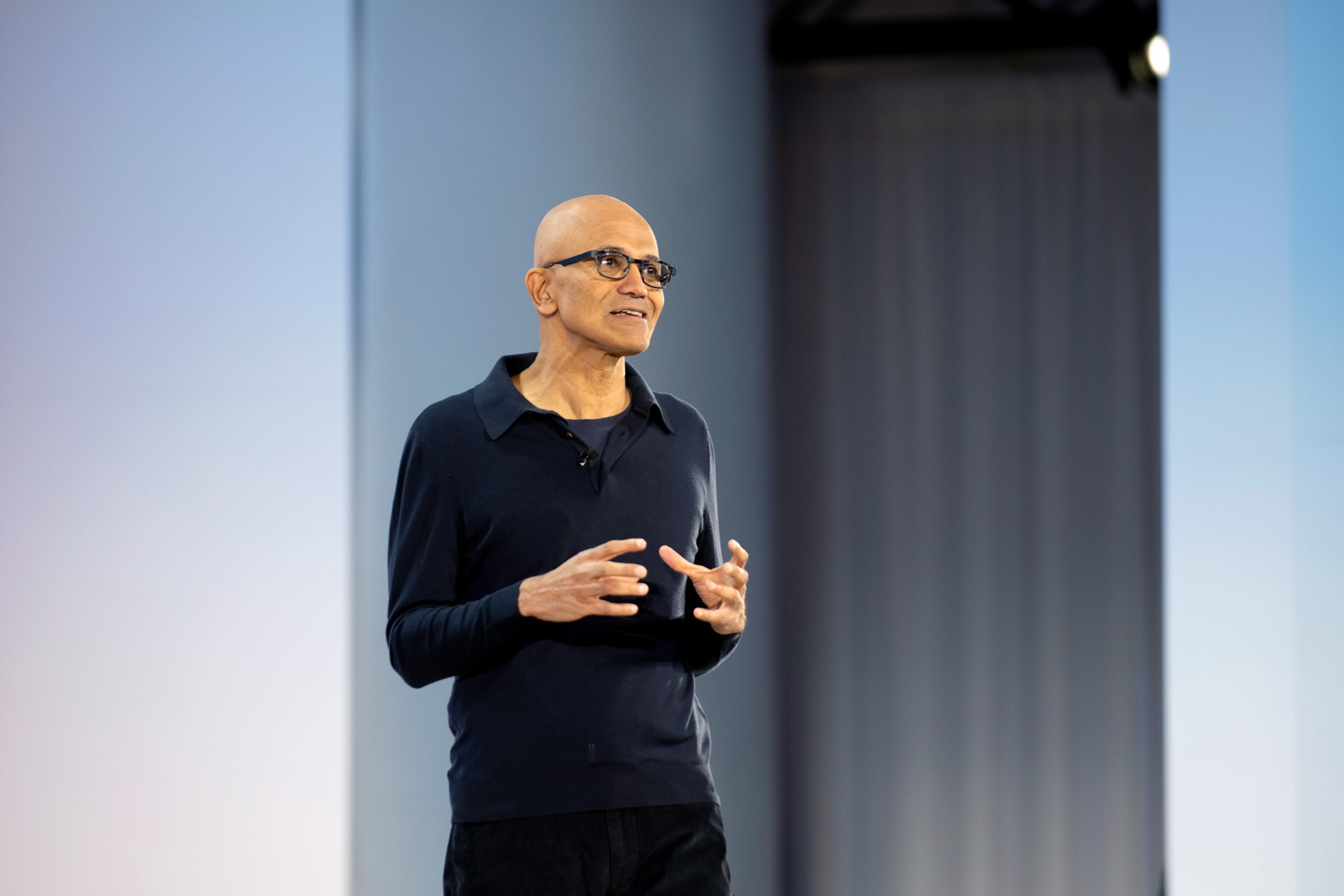 Satya Nadella, chief executive officer of Microsoft.
