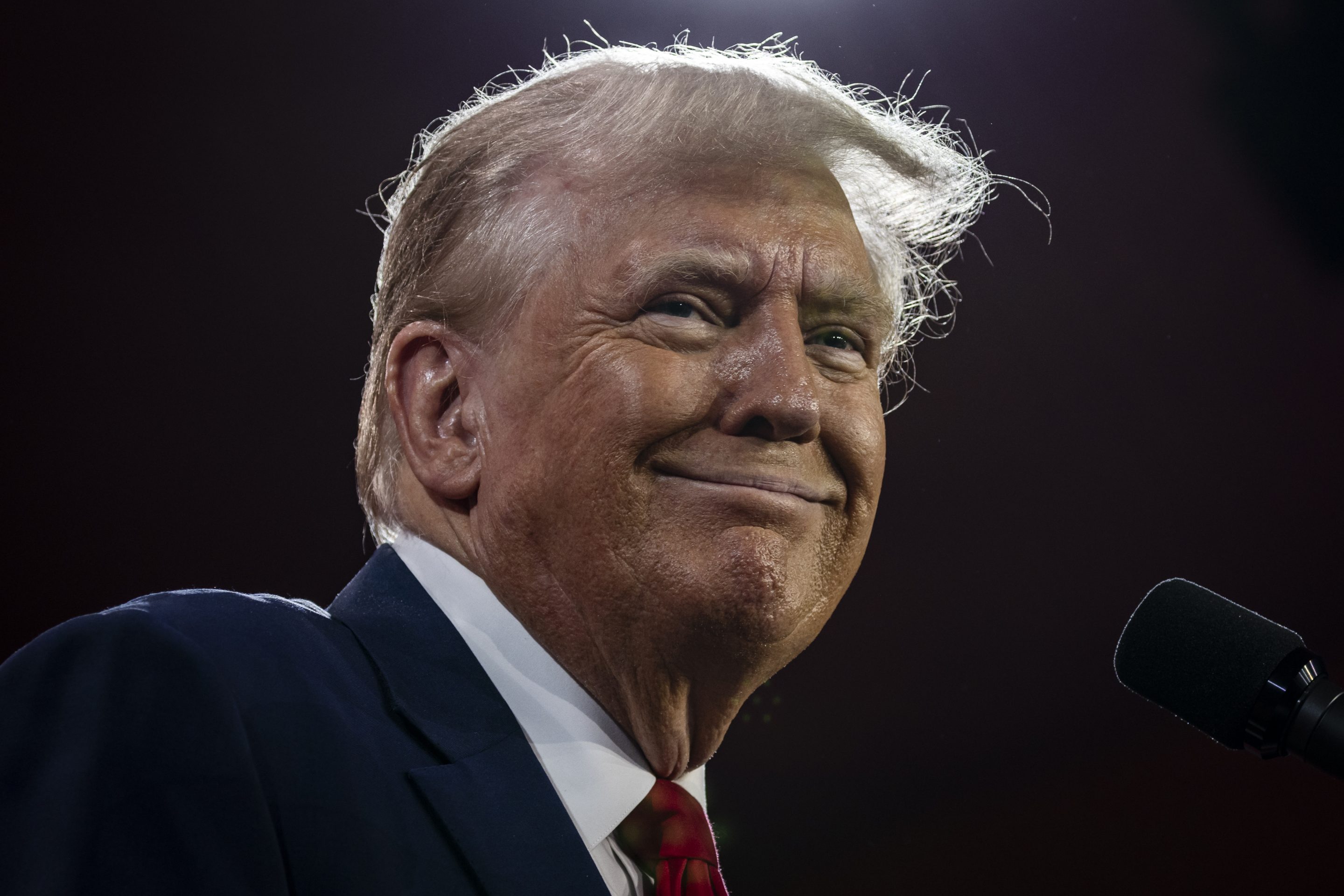 WASHINGTON, DC - JUNE 22: Former U.S. President Donald Trump speaks at the Faith & Freedom Coalition's Road to Majority Policy Conference at the Washington Hilton on June 22, 2024 in Washington, DC. The conservative Christian group is hosting a series of congressional members and political candidates to speak on the upcoming 2024 elections. (Photo by Samuel Corum/Getty Images)