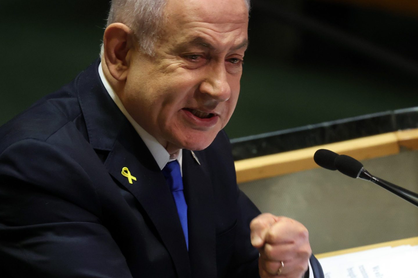 Benjamin Netanyahu speaks