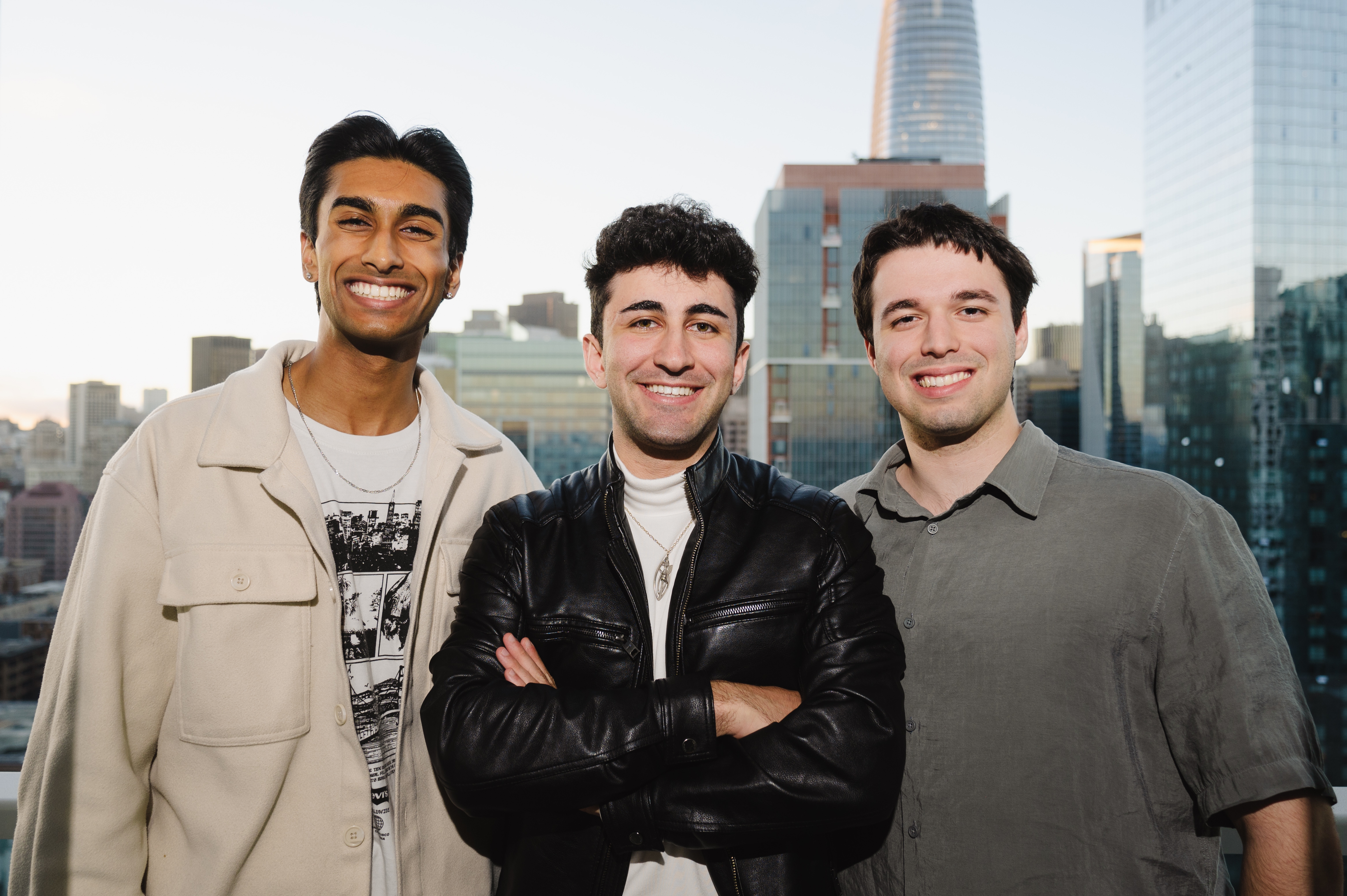 Sapien CTO Pranav Ravella, CEO Ron Nachum, and chief scientist Arya Grayeli. 