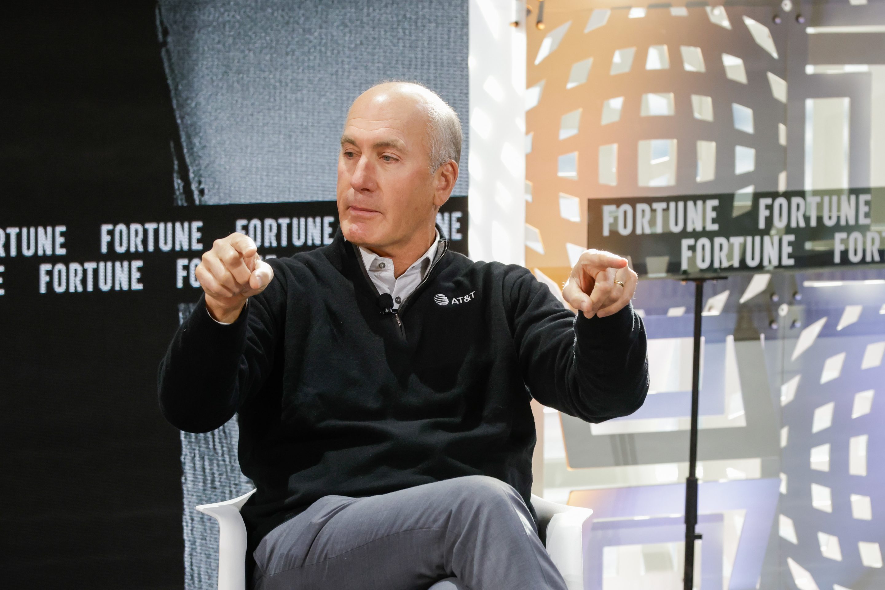 John Stankey, AT&T’s CEO, at Fortune's Global Forum on Nov. 12, 2024.